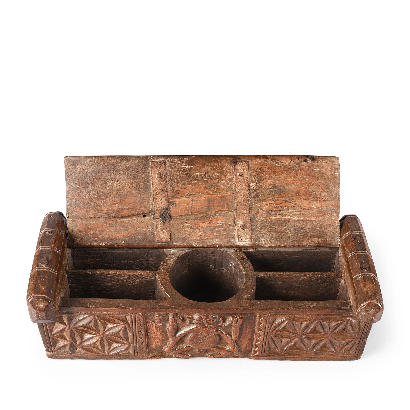Indian Ganesh Harpa Box From Banswara - 19th Century - Image 3