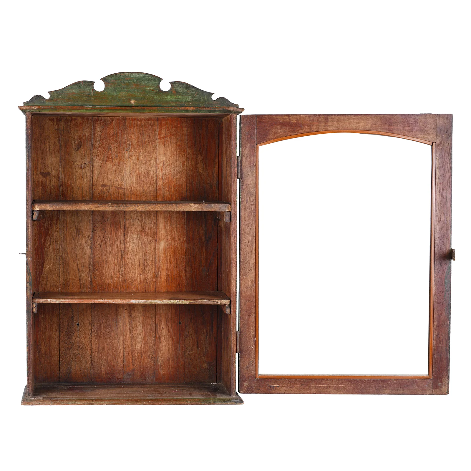 Glazed Teak Wall Cabinet From Gujarat - Ca 1900 - Image 3