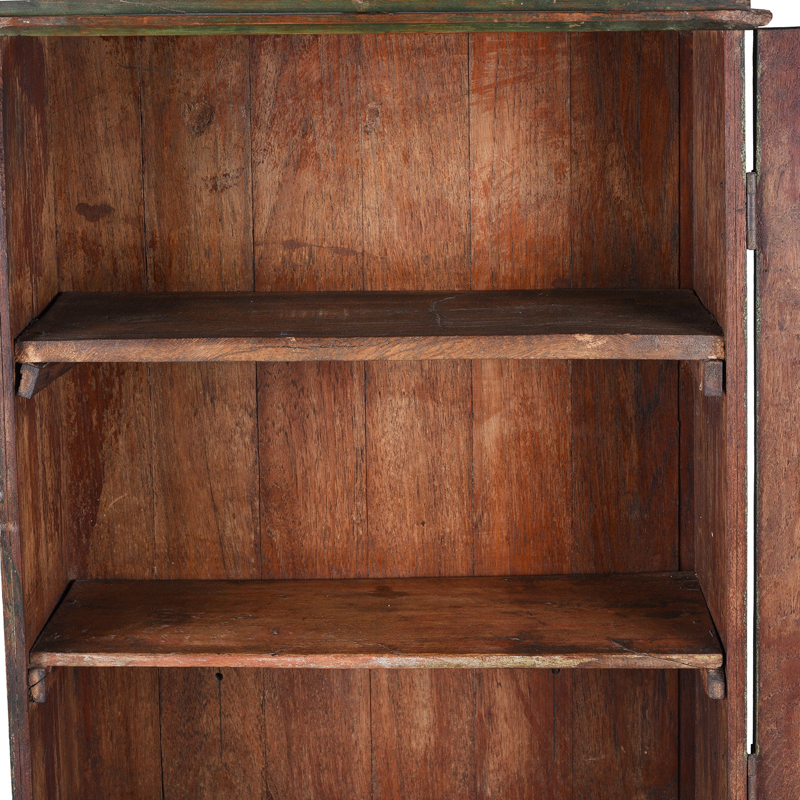 Glazed Teak Wall Cabinet From Gujarat - Ca 1900 - Image 4