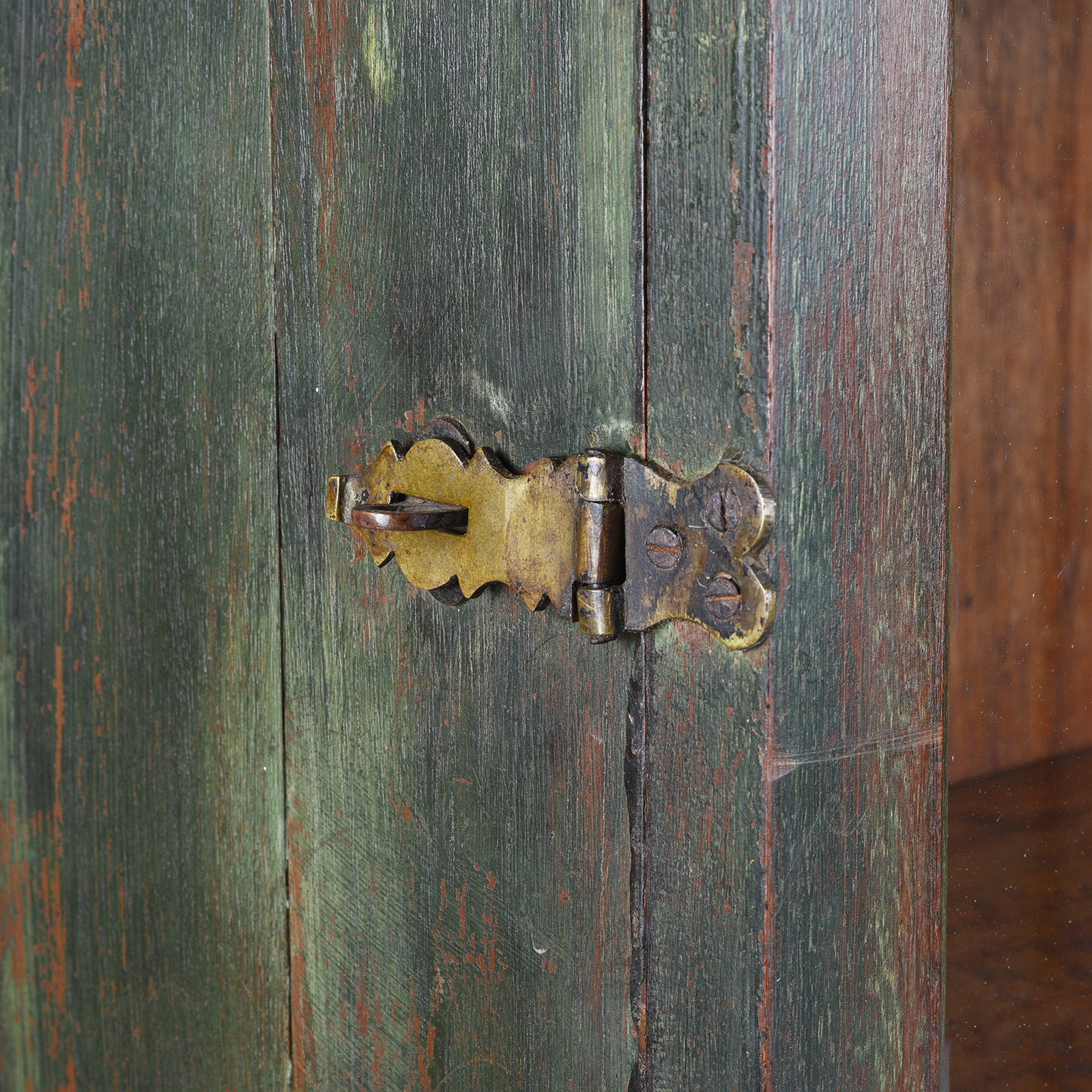 Glazed Teak Wall Cabinet From Gujarat - Ca 1900 - Image 6