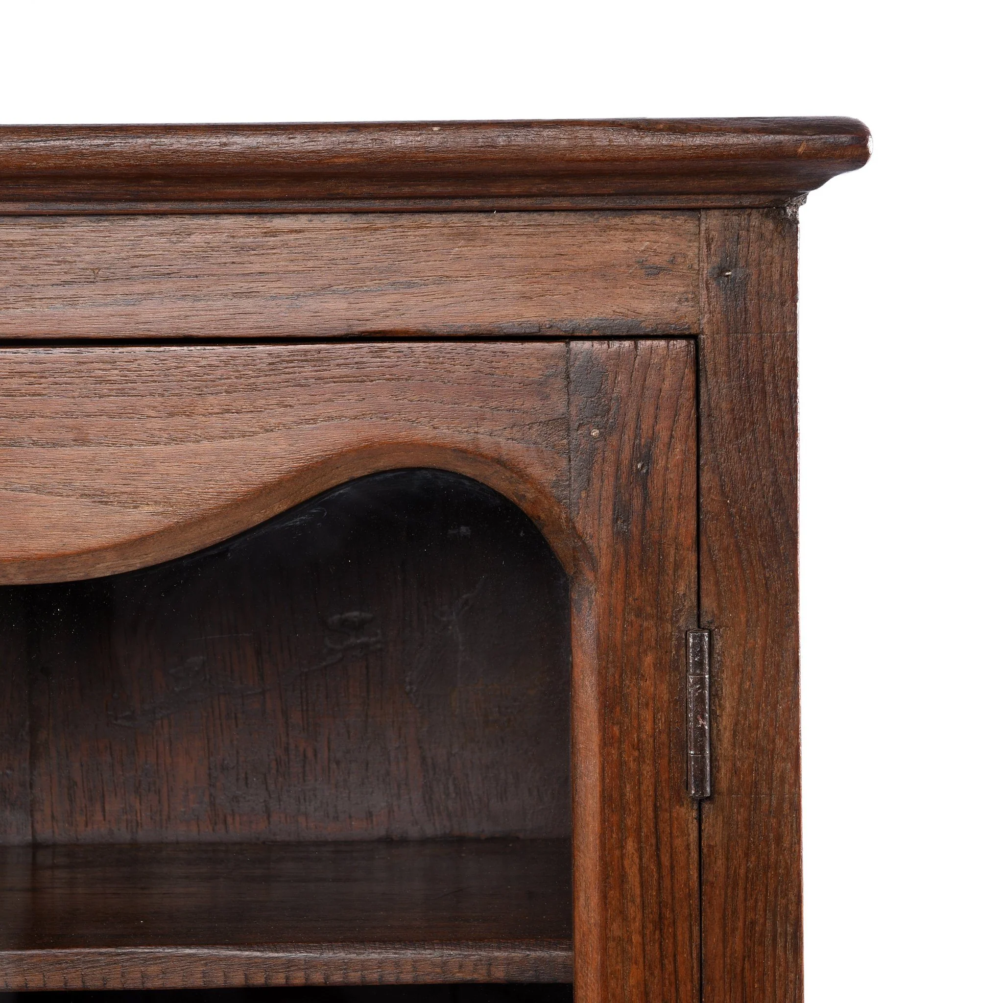 Indian Glazed Teak Wall Cabinet From Gujarat - Ca 1930 - Image 2