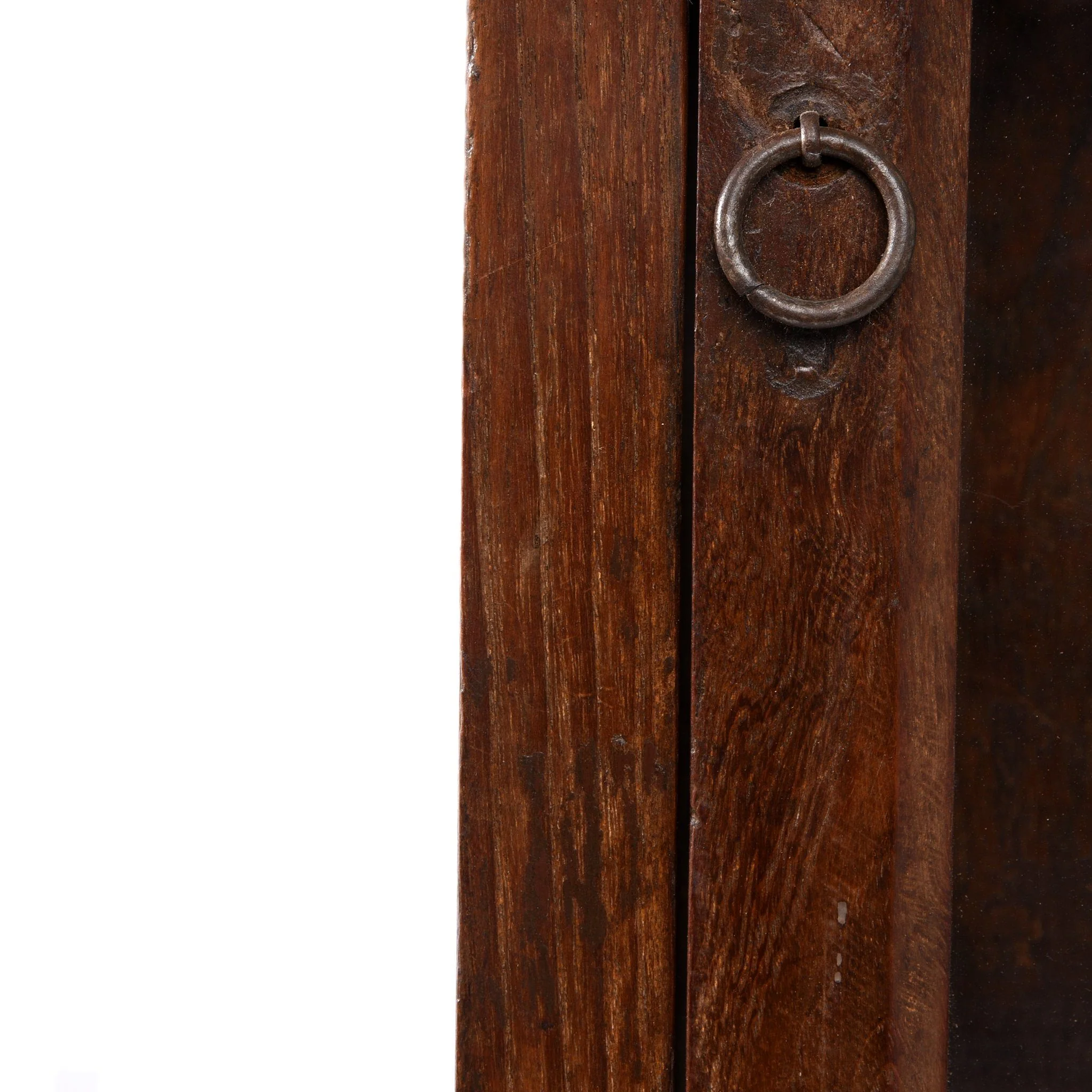 Indian Glazed Teak Wall Cabinet From Gujarat - Ca 1930 - Image 6