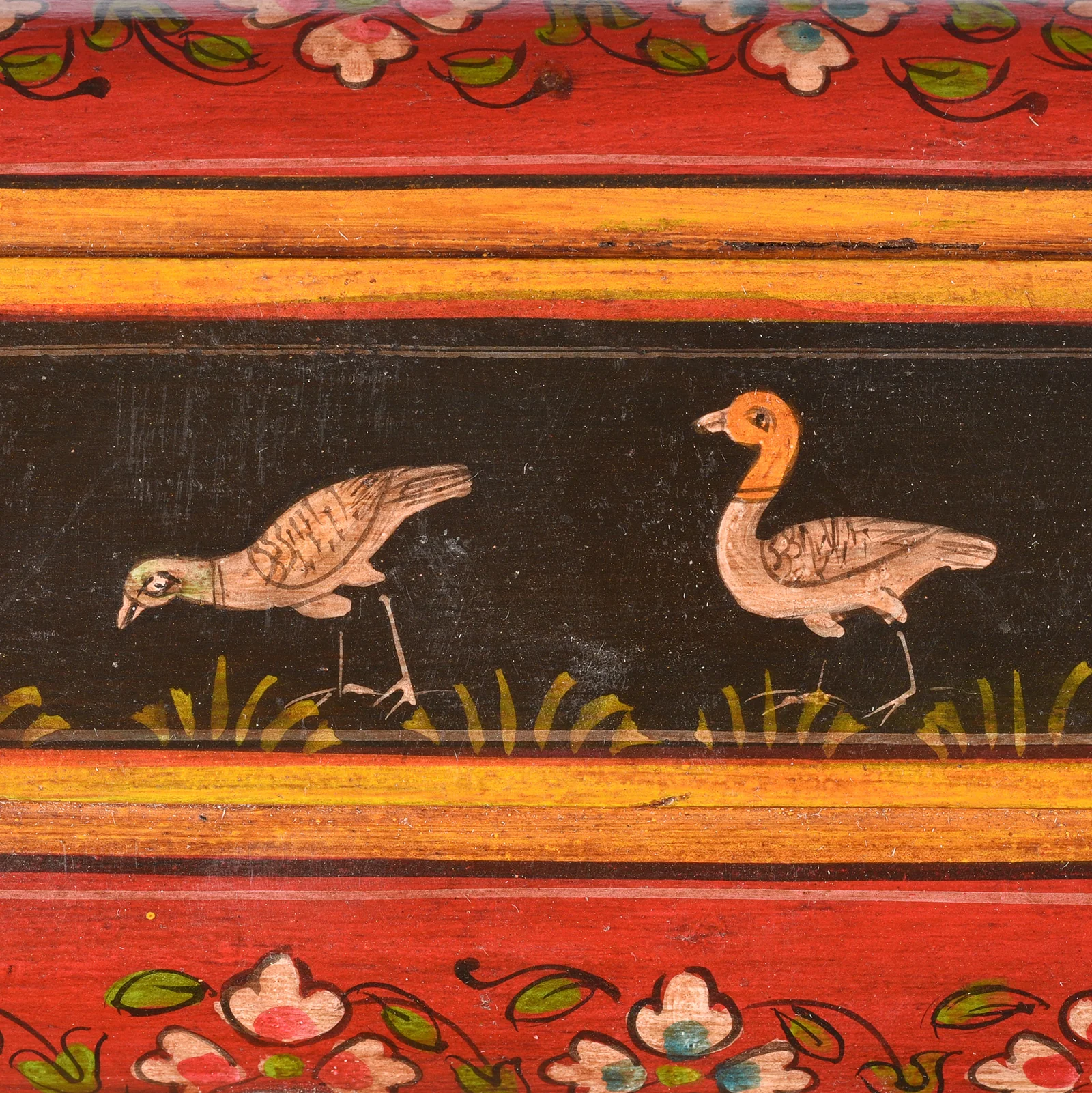 Indian Hand Painted Pen Box - Image 8