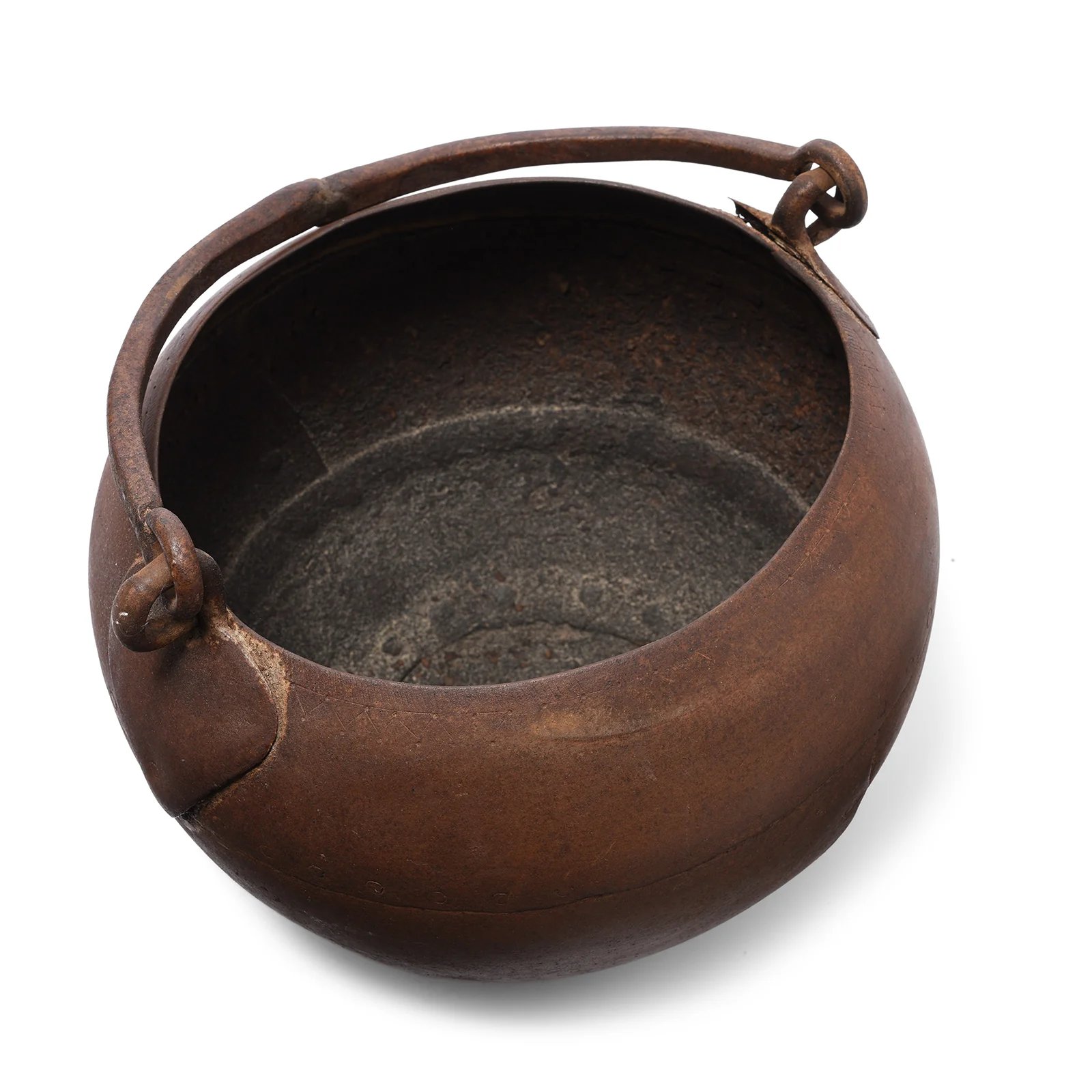 Indian Iron Well Pot- 19th Century - Image 4