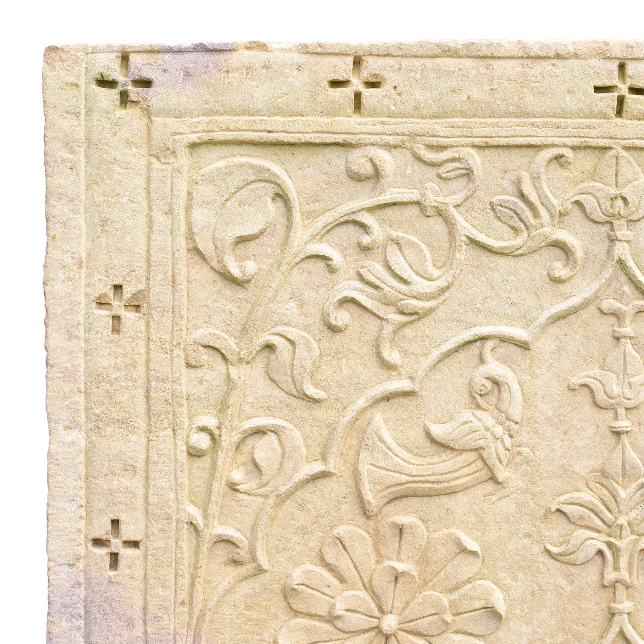 Carved Stone Jharokha Panel From Jaisalmer - 18th Century - Image 3