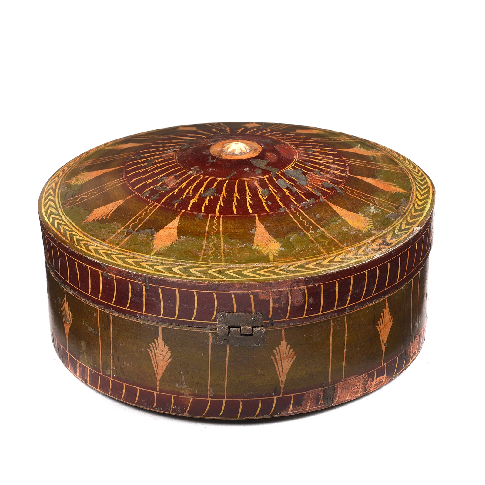 Indian Lacquer Pot From Rajasthan - 19thC - Image 5