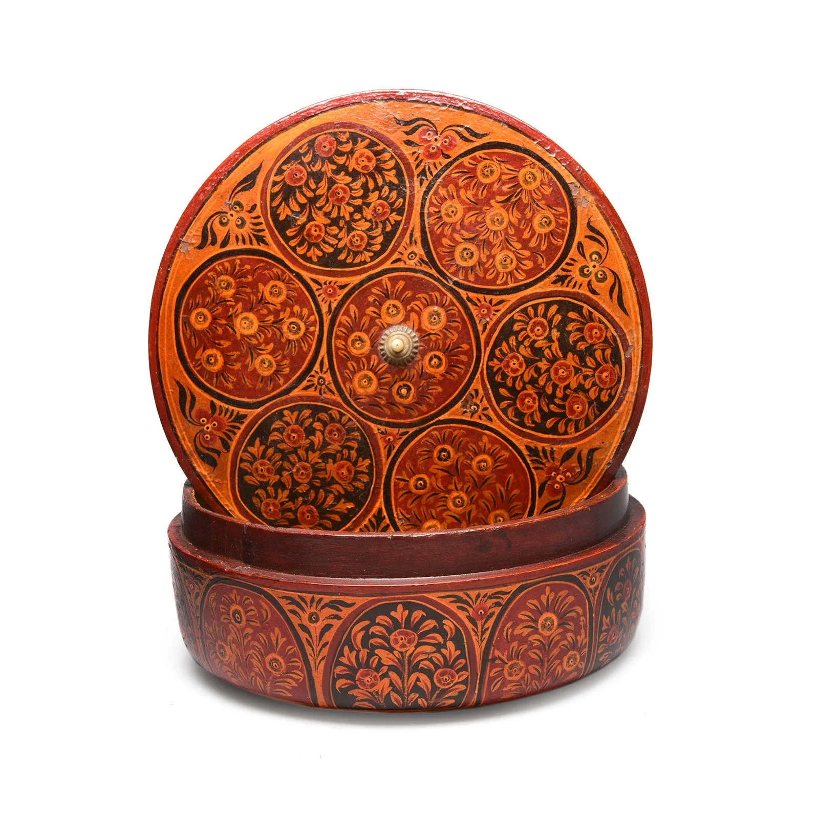 Indian Lacquer Pot From Rajasthan - 19thC - Image 3