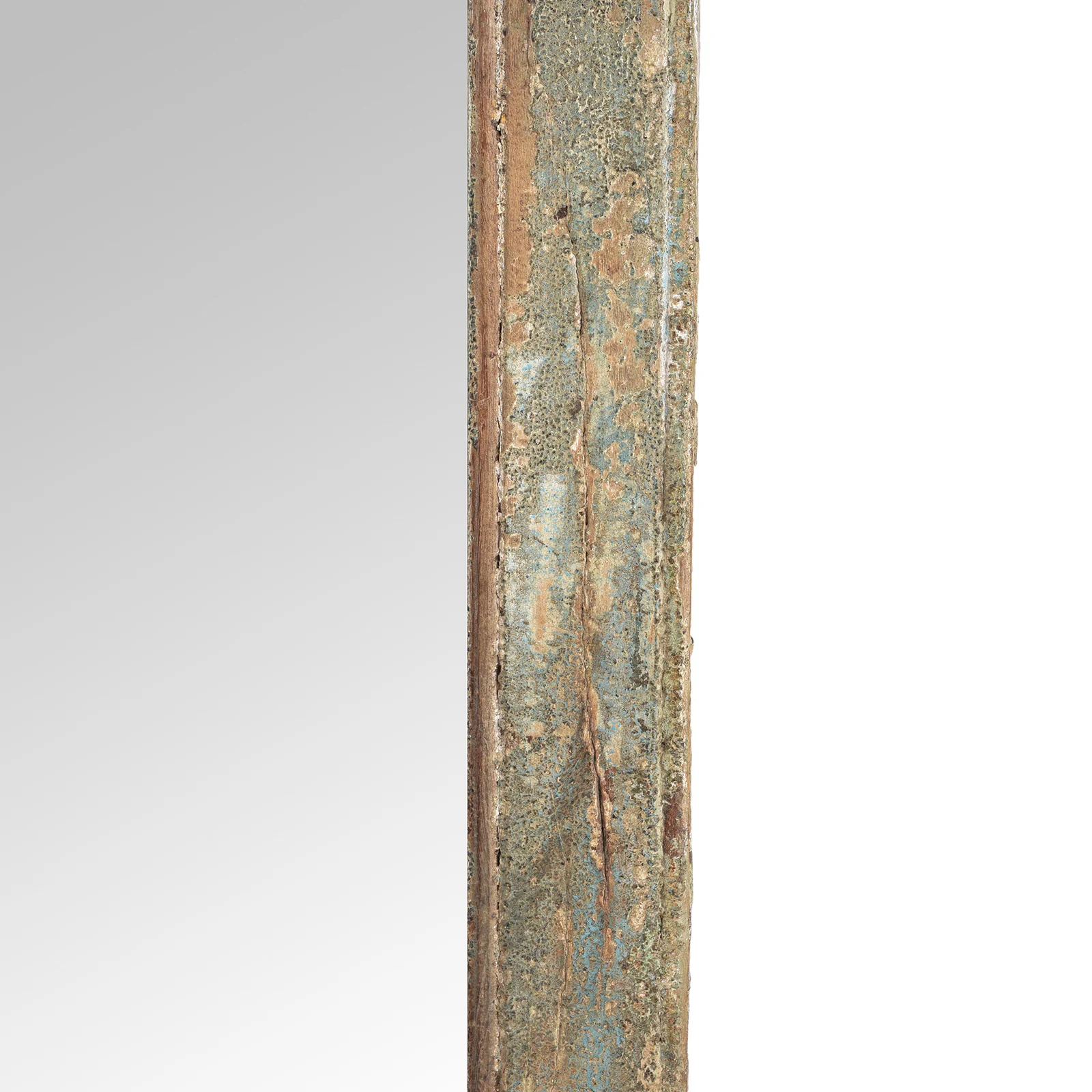 Indian Mirror Made From An Old Teak Window - 19th Century - Image 4