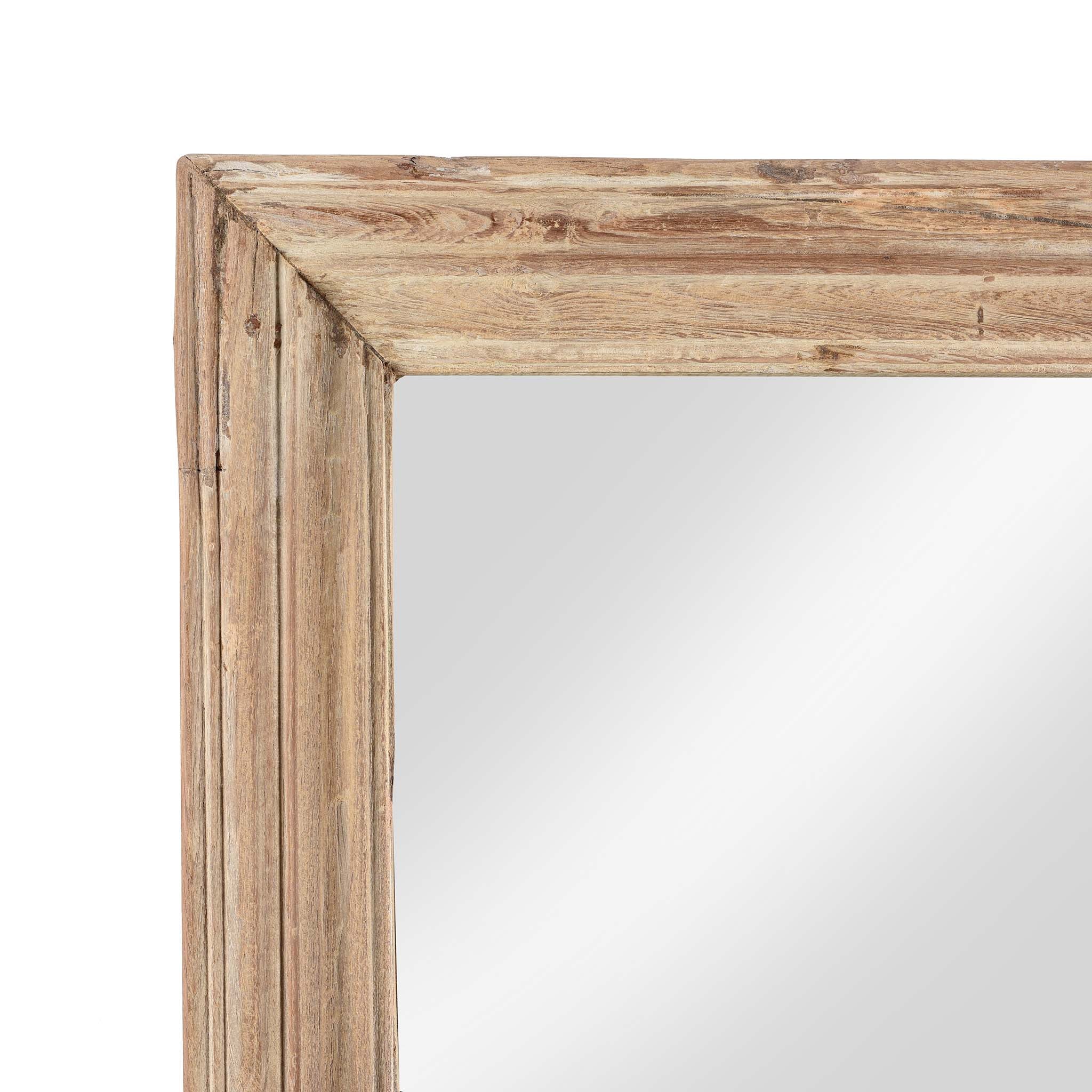 Cream Painted Indian Mirror (129 x 76cm) - Image 3