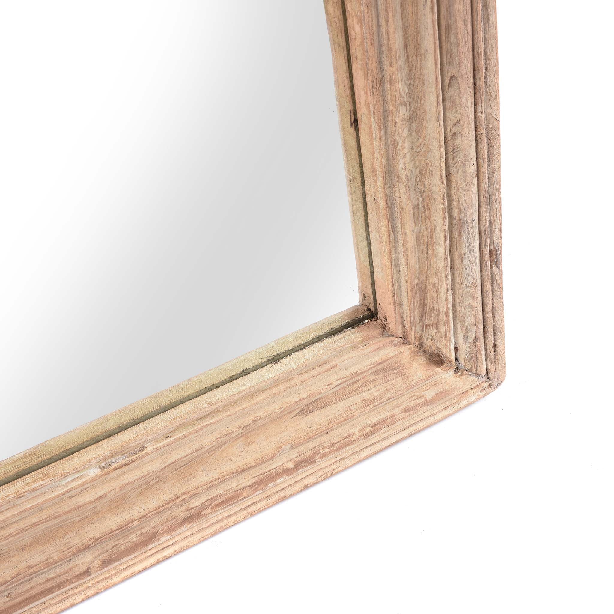 Cream Painted Indian Mirror (129 x 76cm) - Image 4