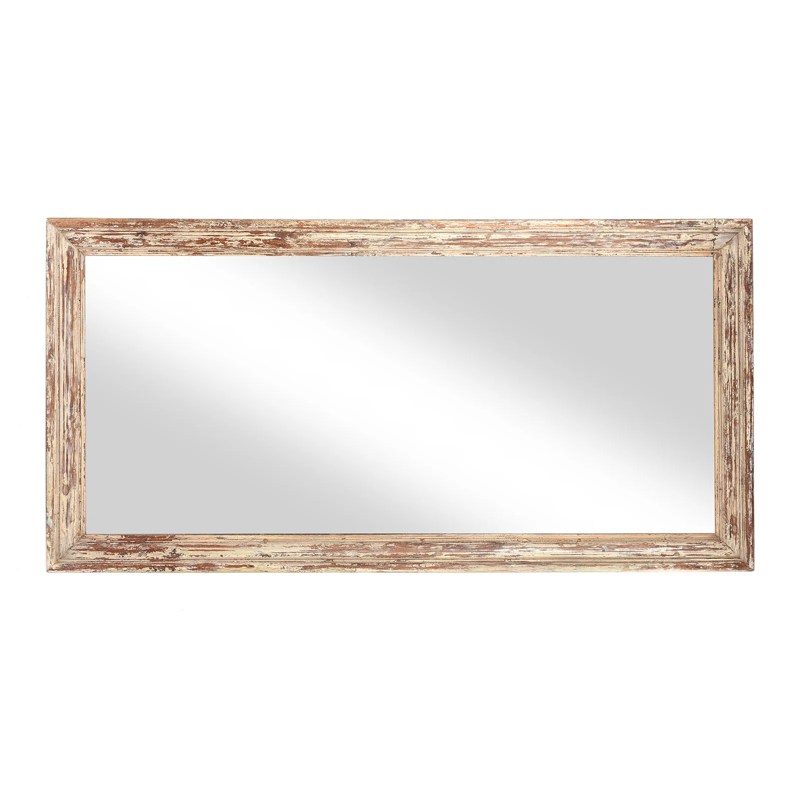 Cream Painted Indian Mirror (183 x 91cm) - Image 2