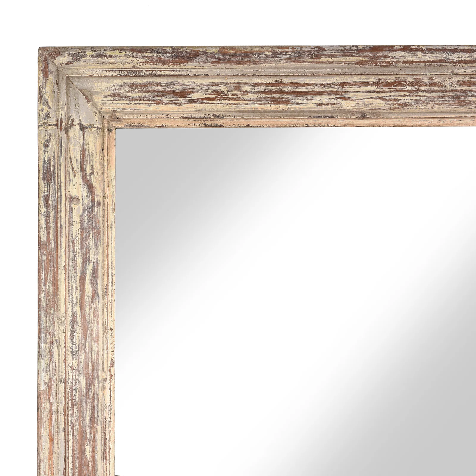 Cream Painted Indian Mirror (183 x 91cm) - Image 4