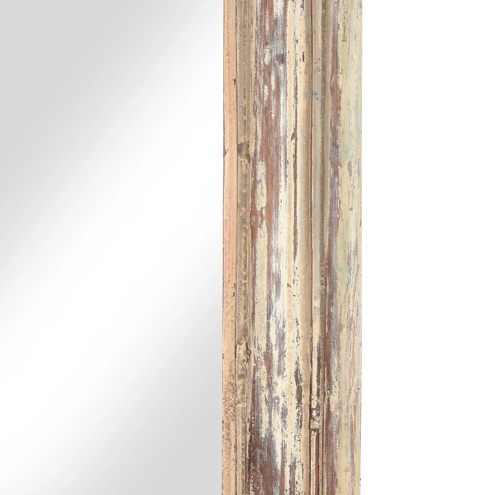Cream Painted Indian Mirror (183 x 91cm) - Image 5