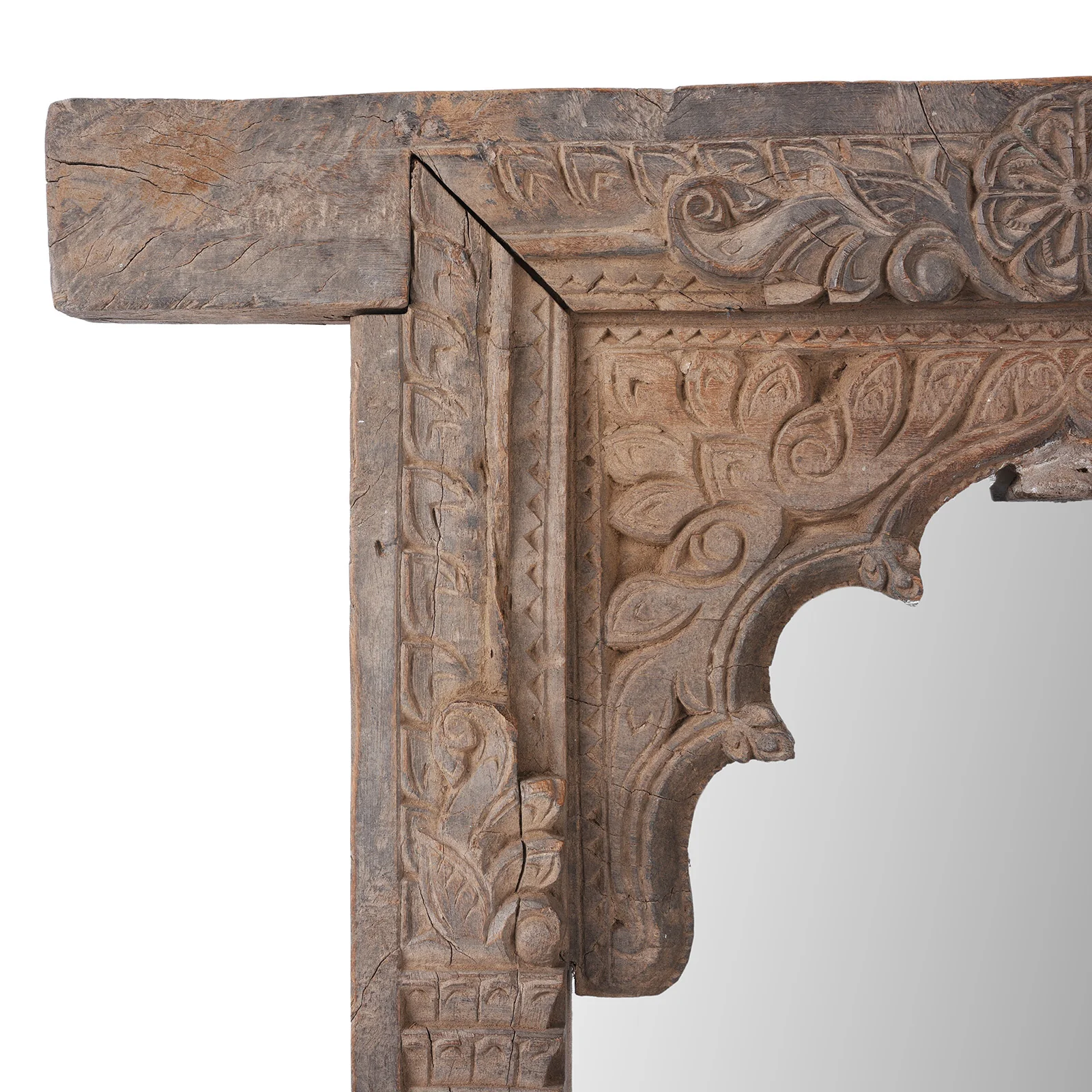 Carved Mirror From Andhra Pradesh - 19th Century - Image 2