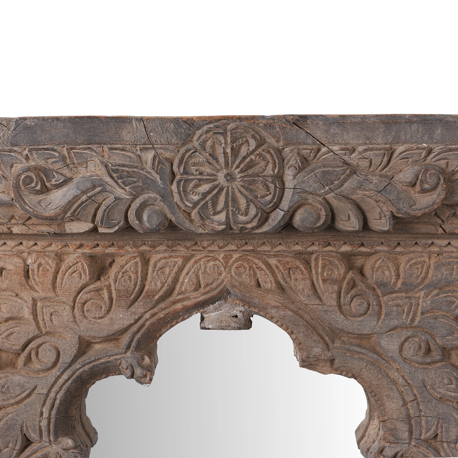 Carved Mirror From Andhra Pradesh - 19th Century - Image 3