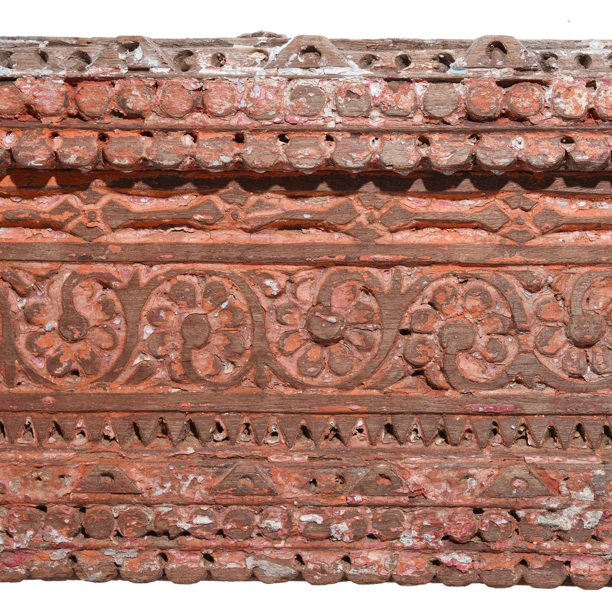 Carved Teak Horse Architectural Corbel From Gujarat - 19th Century - Image 4