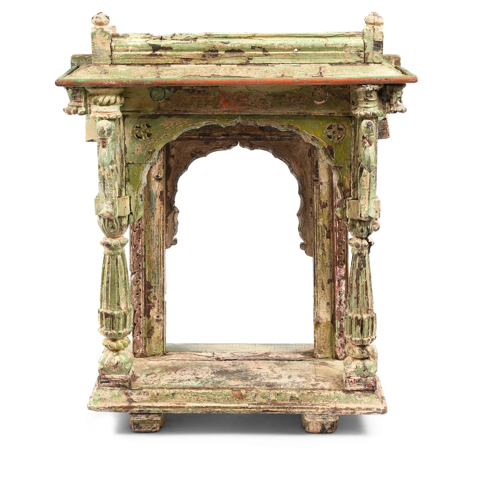 Indian Painted House Shrine From Kutch - 18th Century