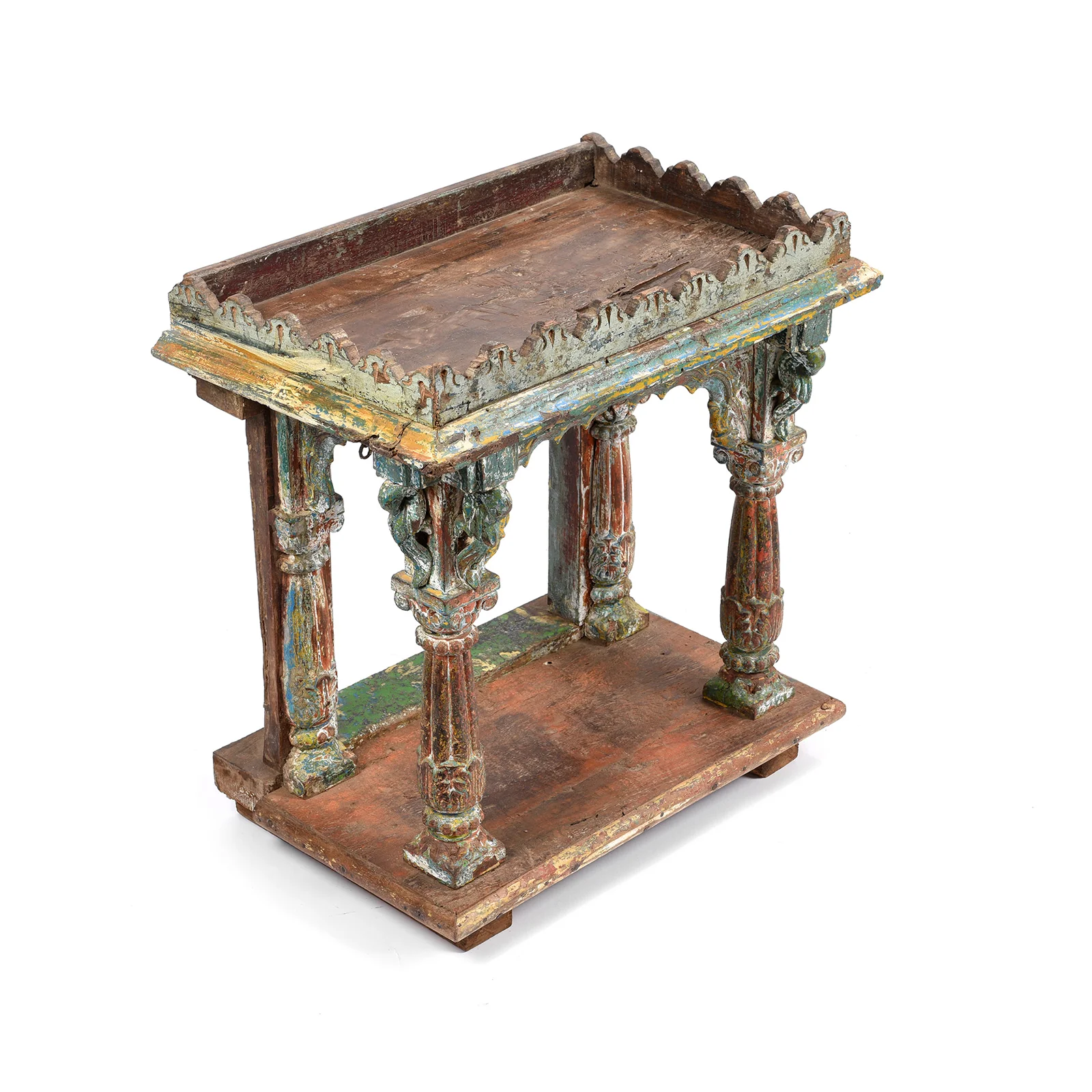 Indian Painted House Shrine From Gujarat - 19thC - Image 3