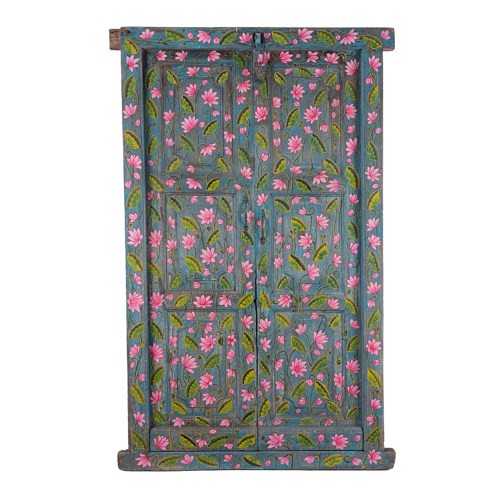 Painted Lotus Door & Frame