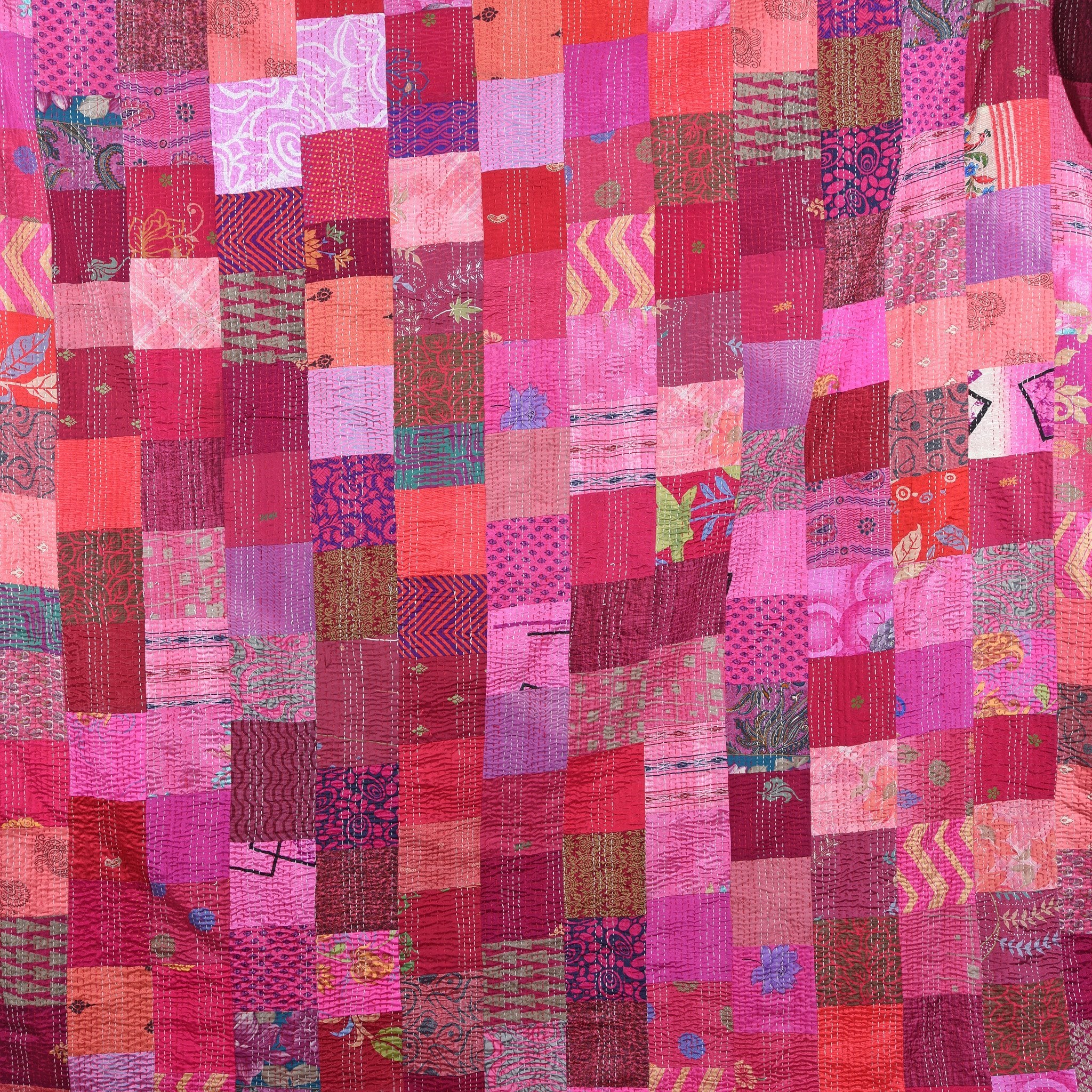Patola Sari Bedspread Throw (King) - Image 2