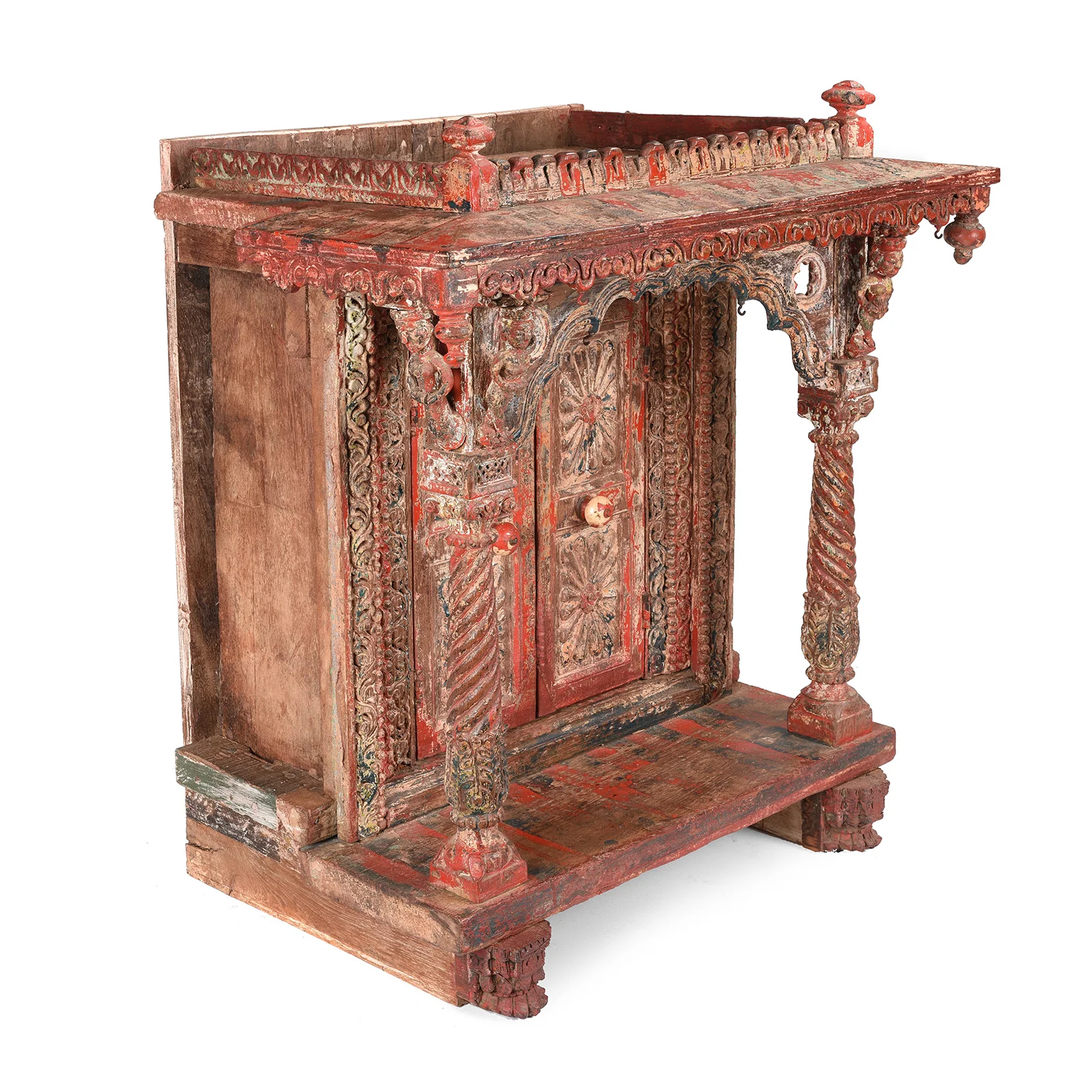 Indian Painted House Shrine From Gujarat - 19thC - Image 9