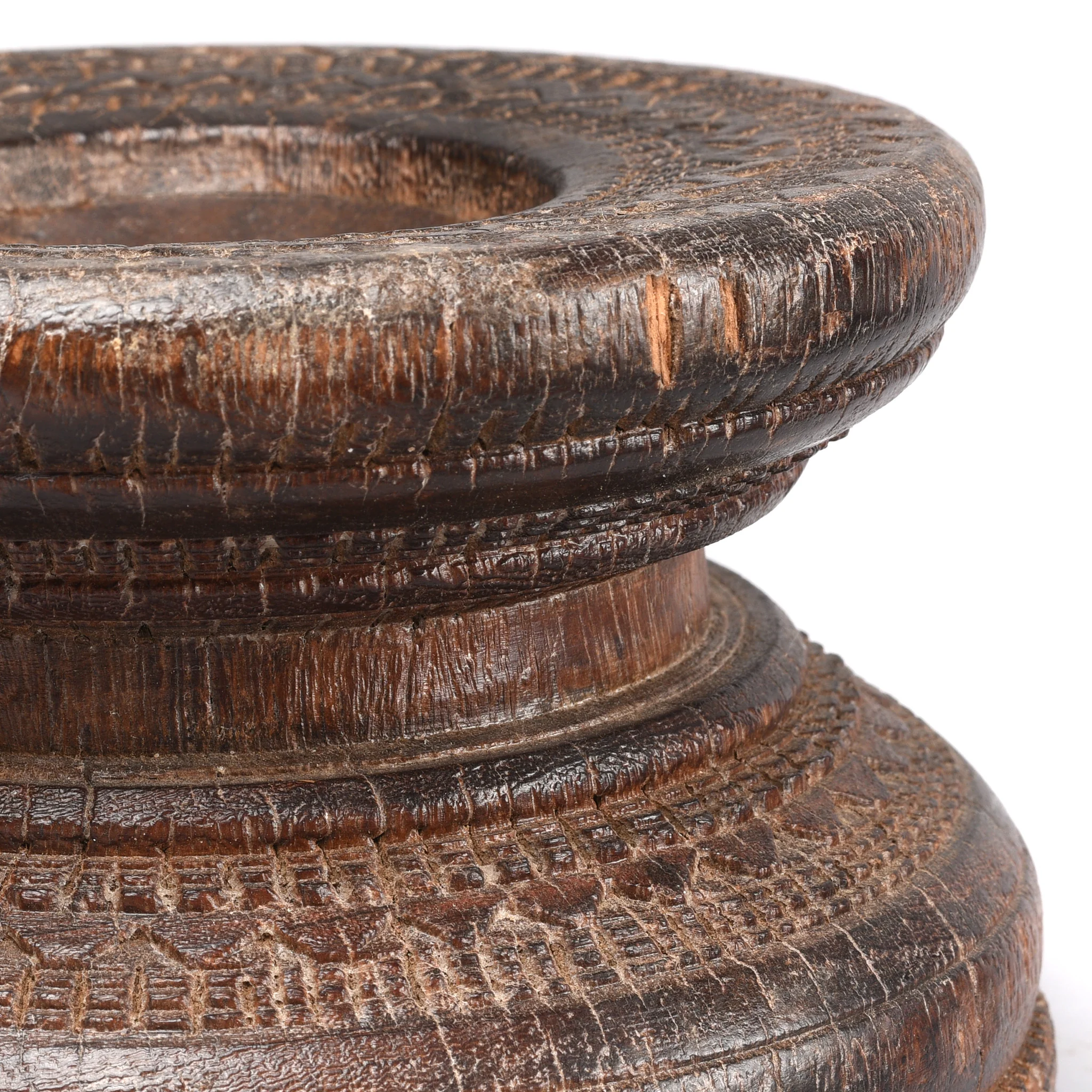 Indian Candlestand Made From Old Seed Drill - 19th Century - Image 2