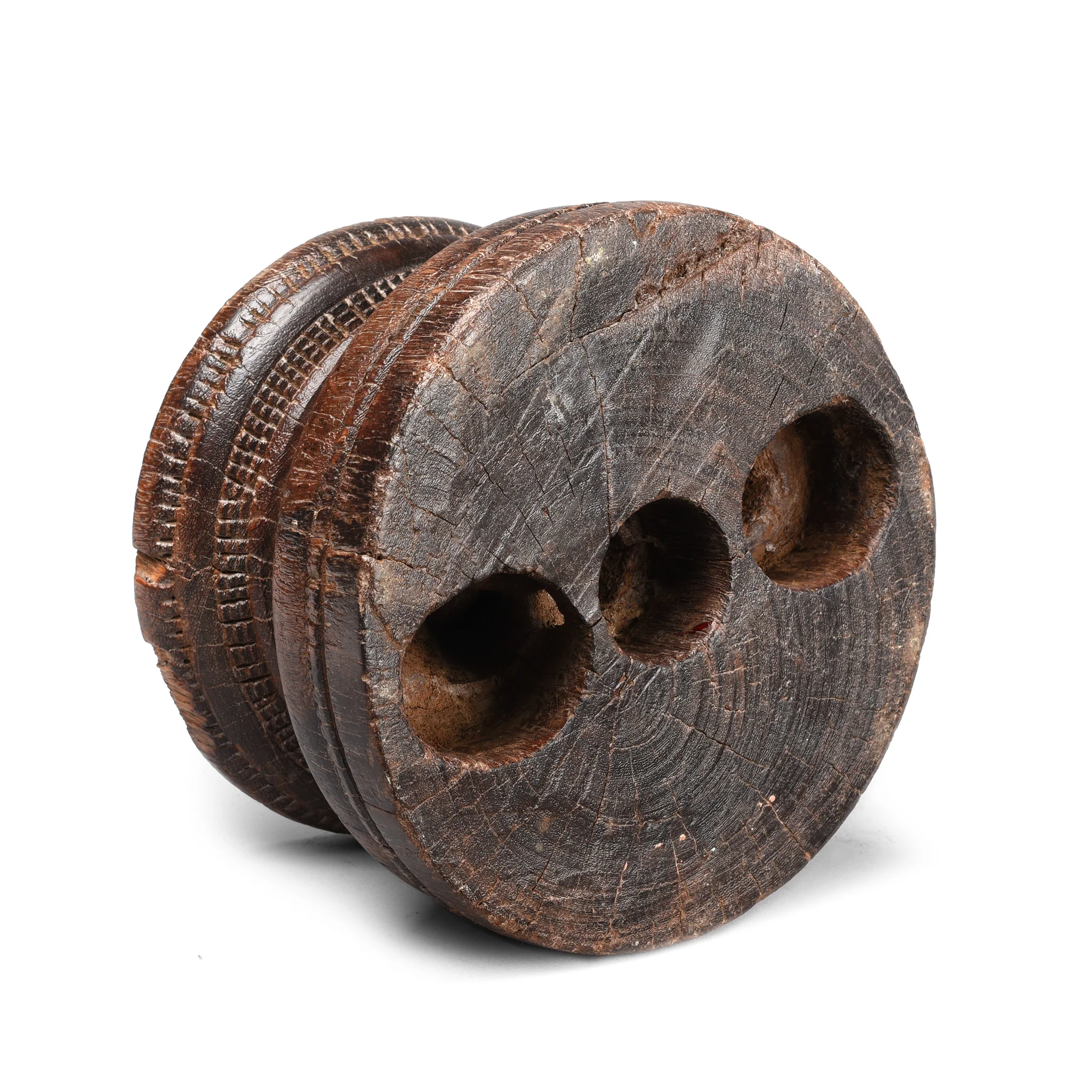 Indian Candlestand Made From Old Seed Drill - 19th Century - Image 4