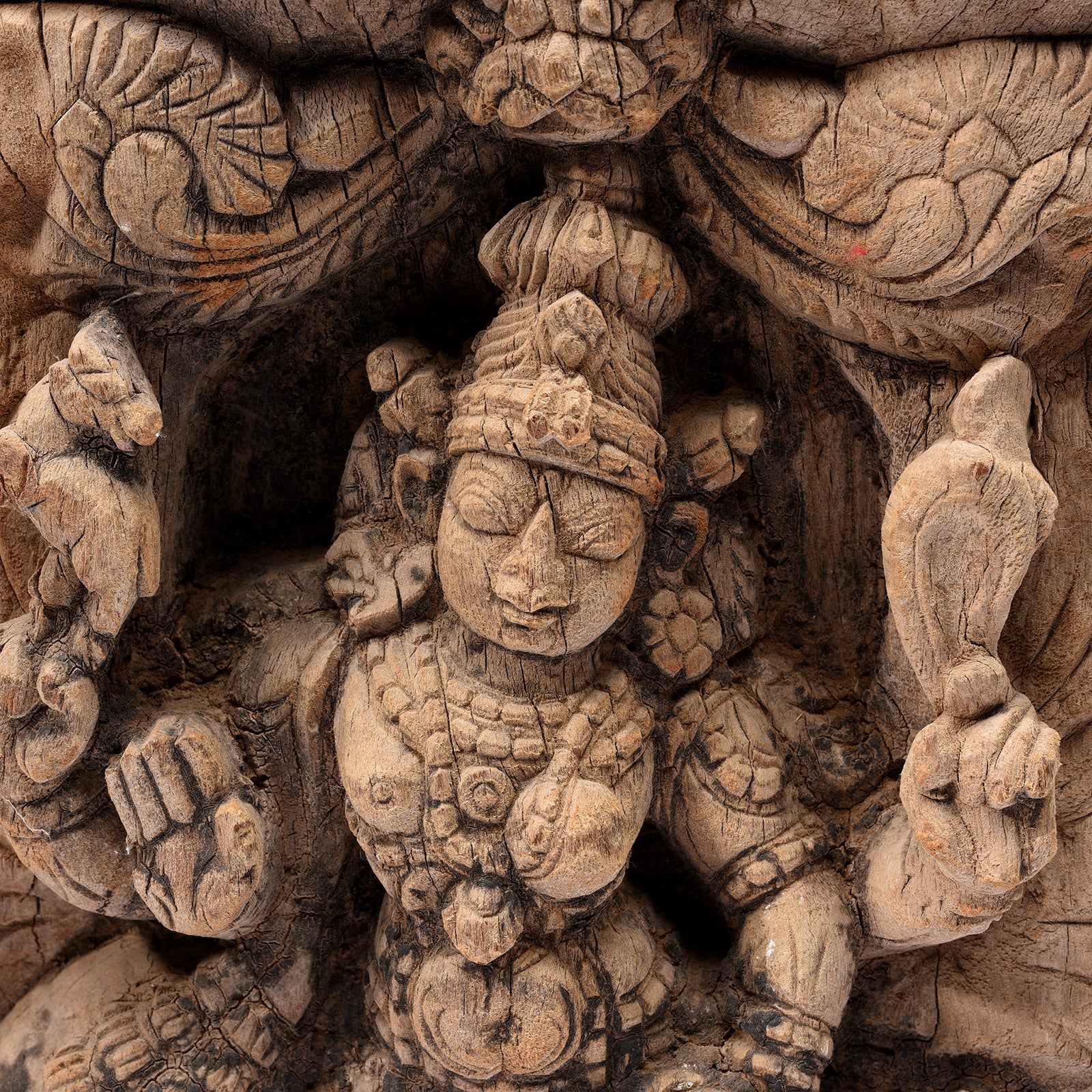 Indian Chariot Carving of Shiva Riding a Nandi - 18thC - Image 3