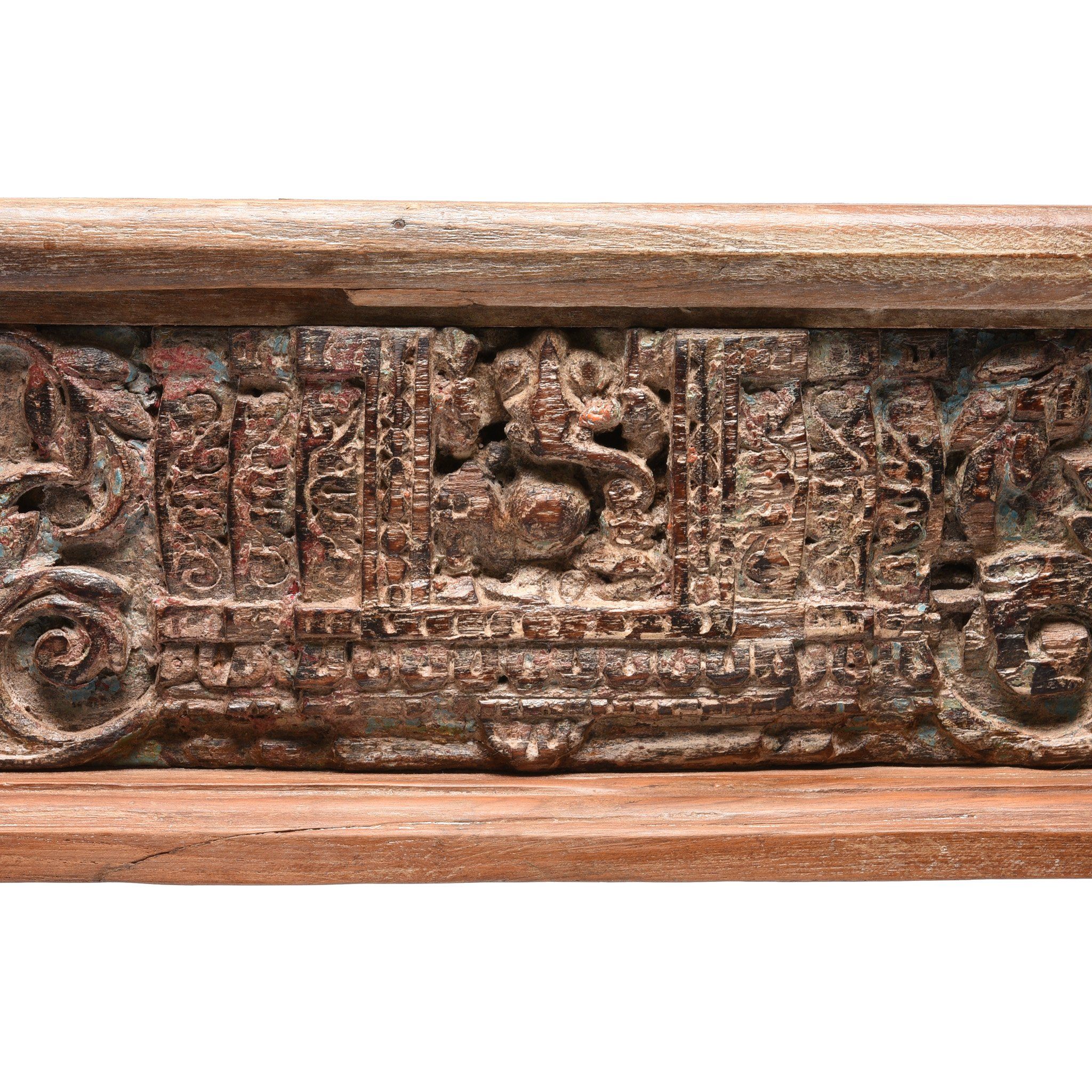 Indian Takhat Coffee Table Made From Reclaimed Teak - Image 2