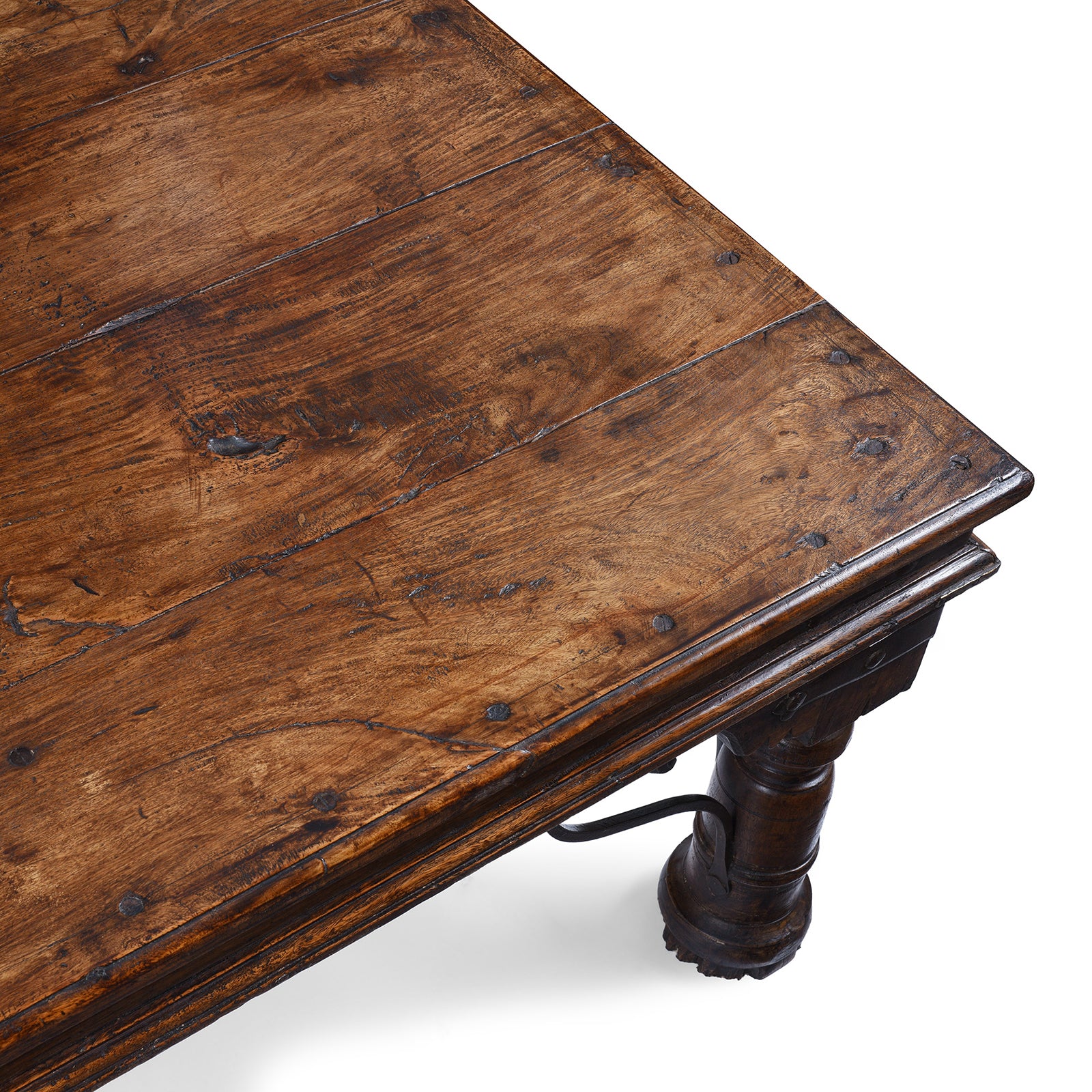 Indian Takhat Coffee Table From Shekhawati - 19th Century - Image 5