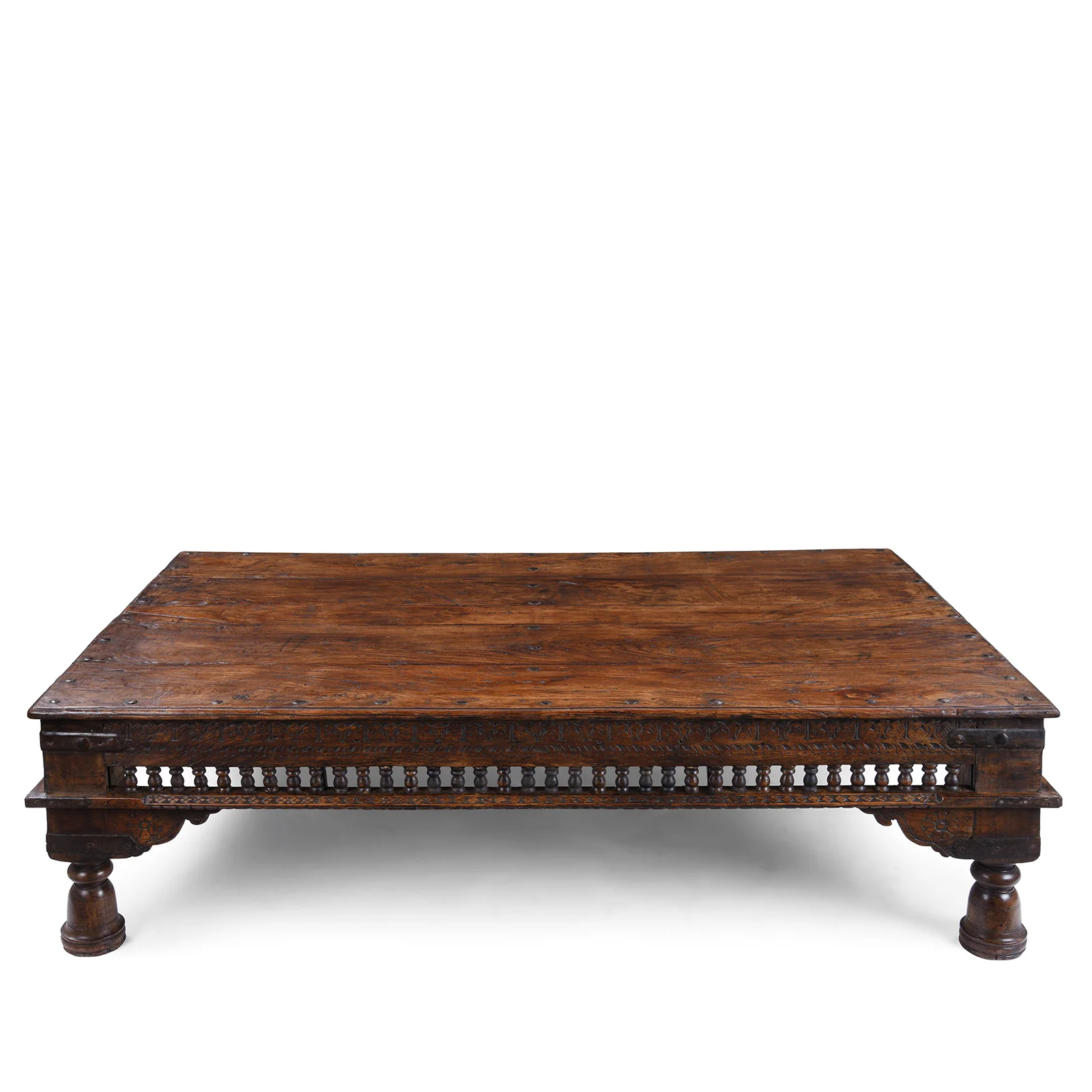 Roheda Wood Takhat Table From Shekhawati - 1900 - Image 3