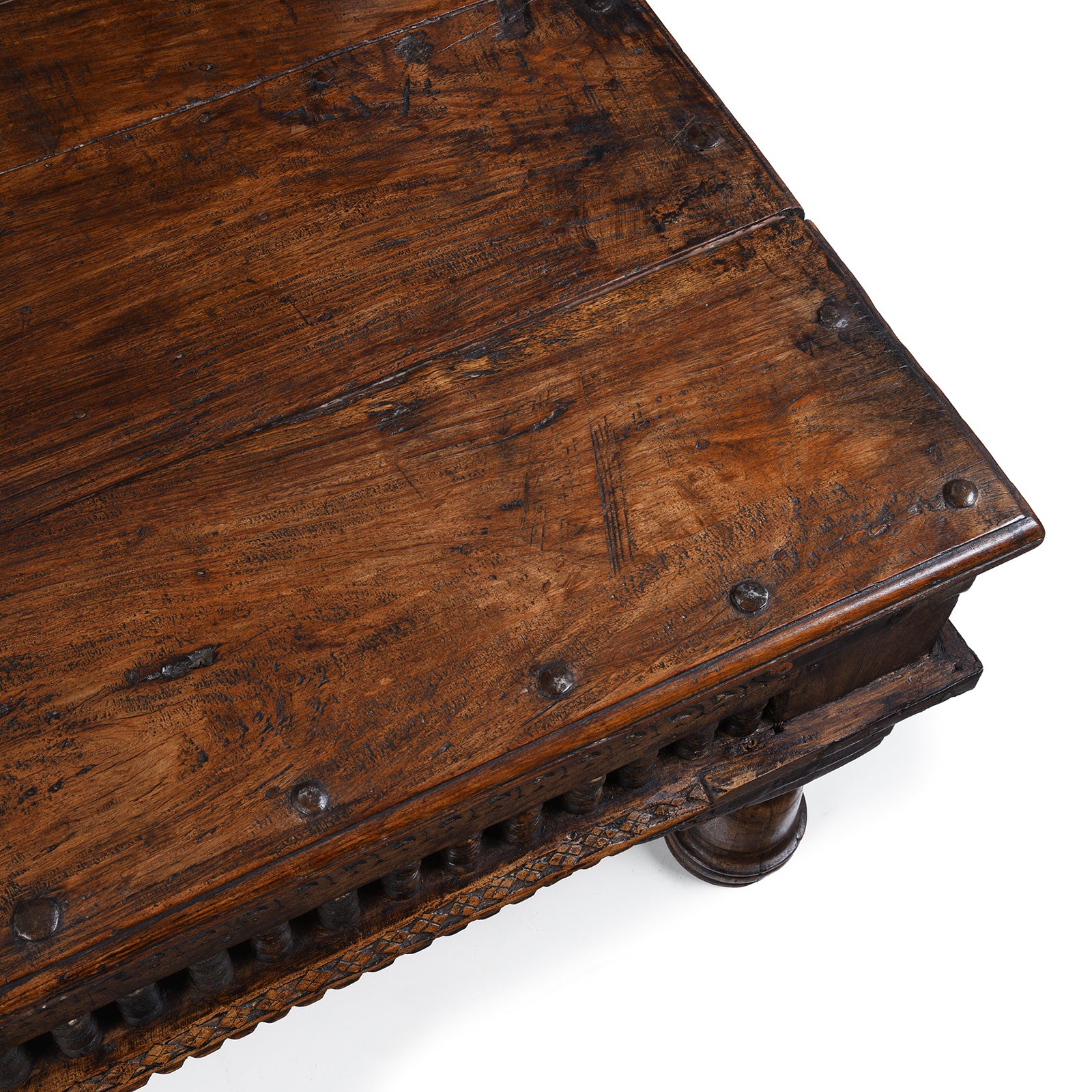 Roheda Wood Takhat Table From Shekhawati - 1900 - Image 7