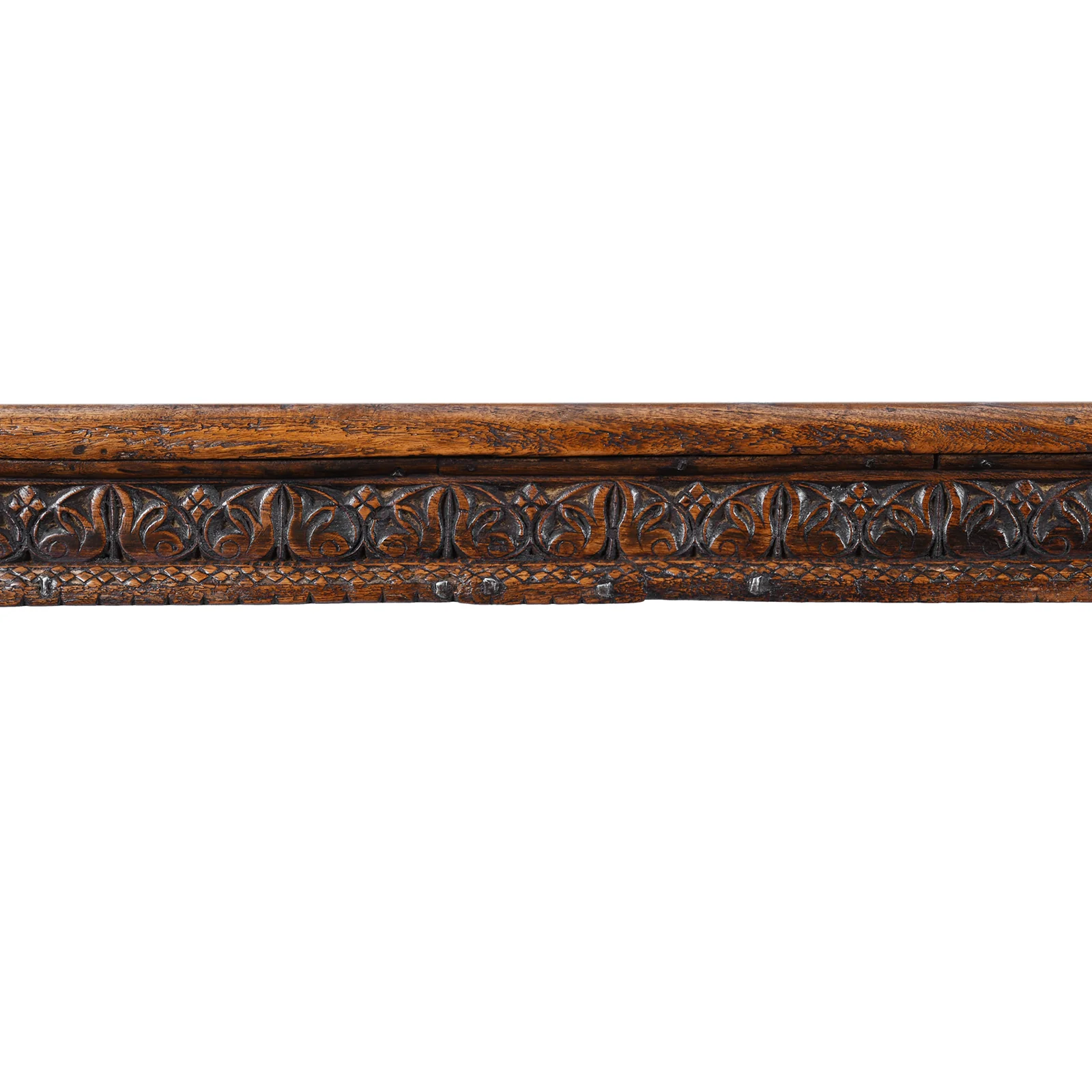 Carved Roheda Wood Takhat Table From Shekhawati - 19th Century - Image 4