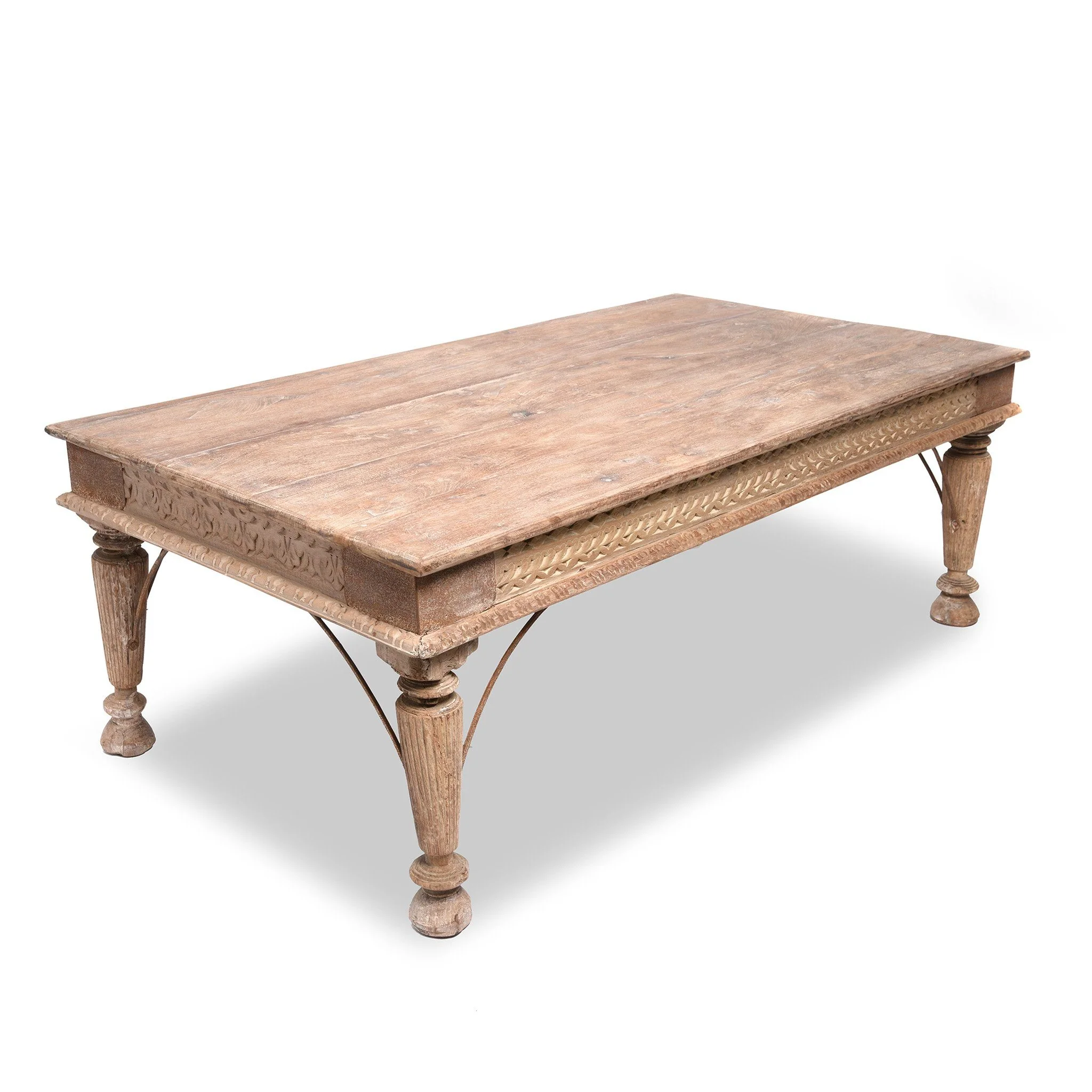 Indian Takhat Coffee Table Made From Reclaimed Teak