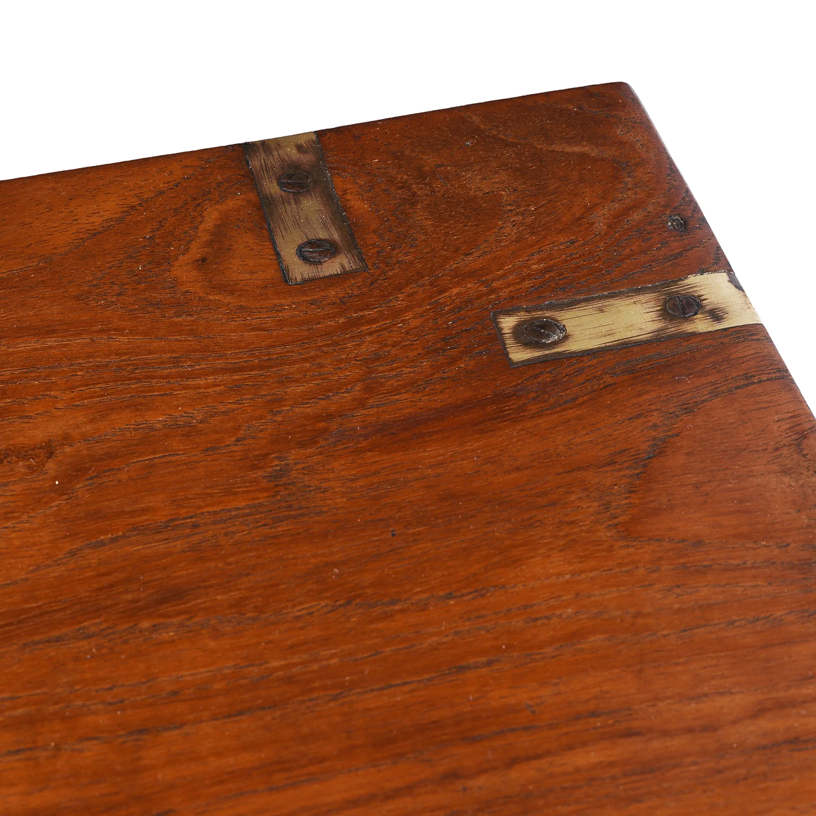 Brass Bound Teak Campaign Box - 19th Century - Image 10