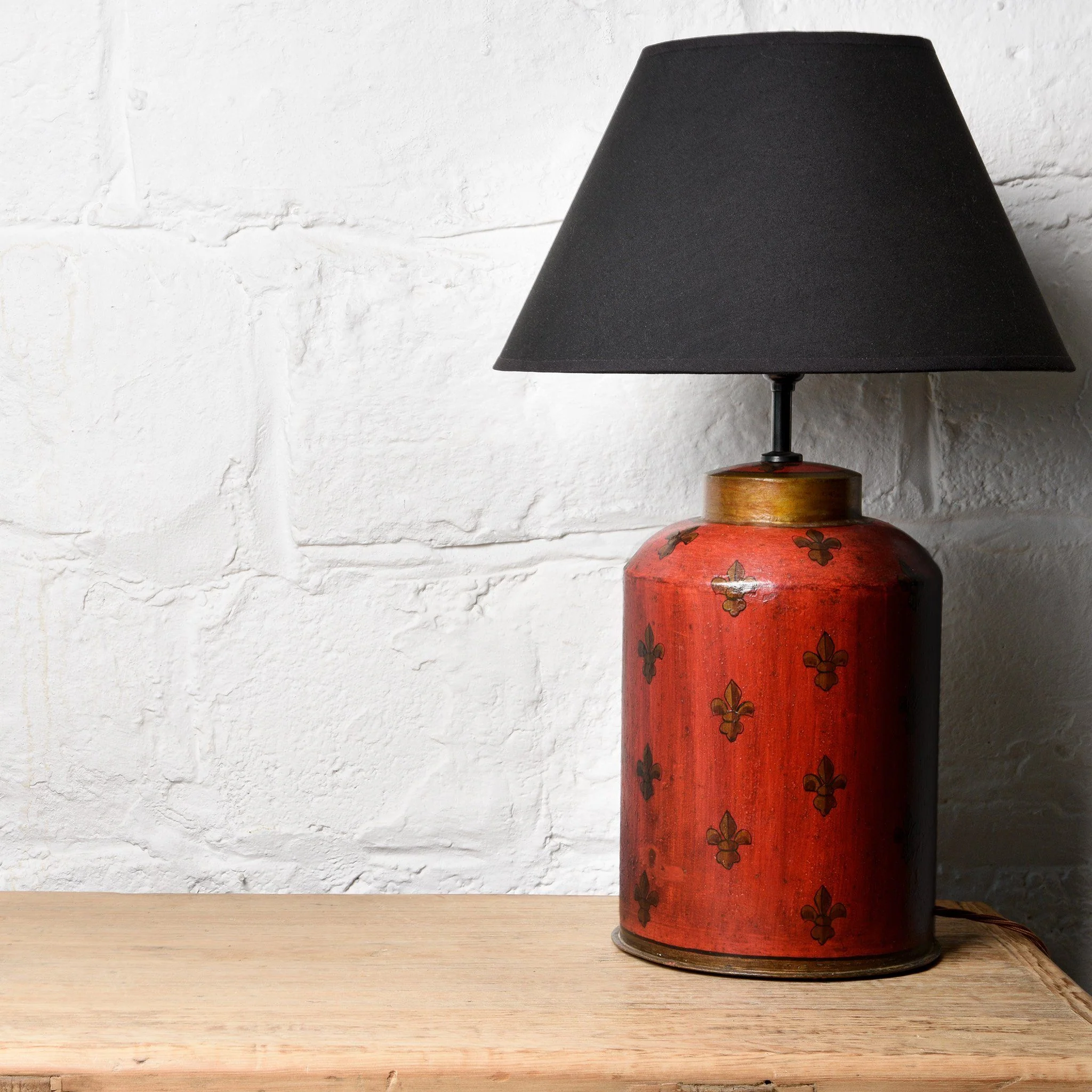 Indian Toleware Tea Caddy Lamp - Image 12