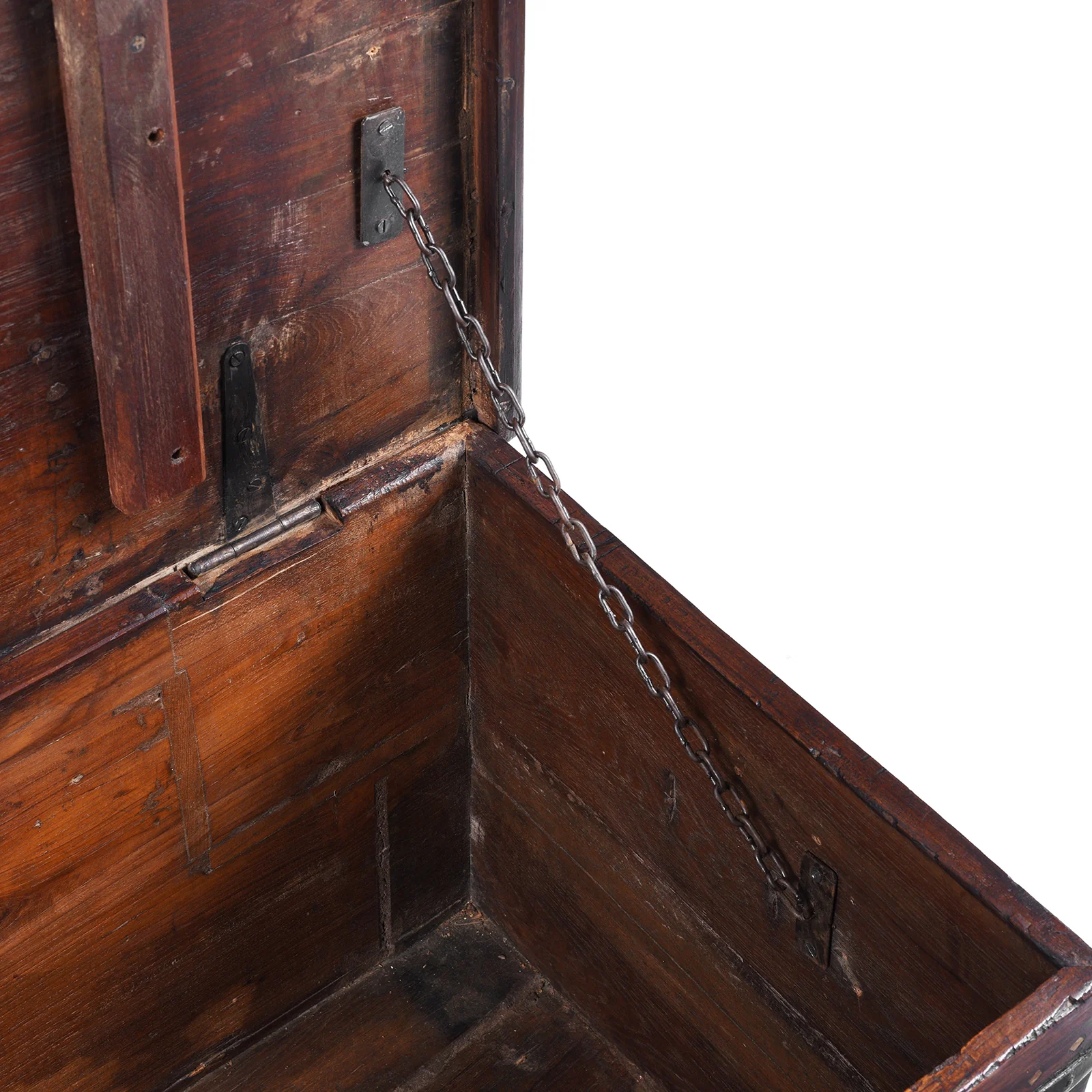 Bone Inlay Teak Chest - 19th Century - Image 8