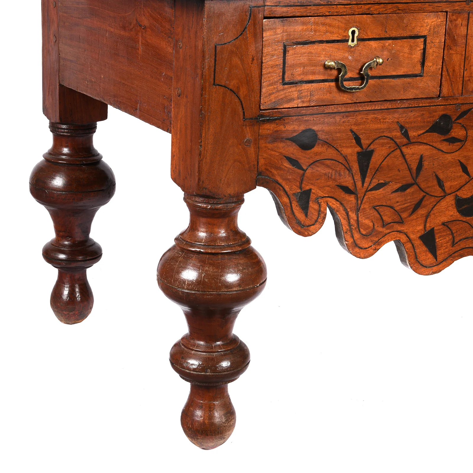 Dutch Colonial Jackfruit & Ebony Cabinet From Sri-Lanka -19th Century - Image 6