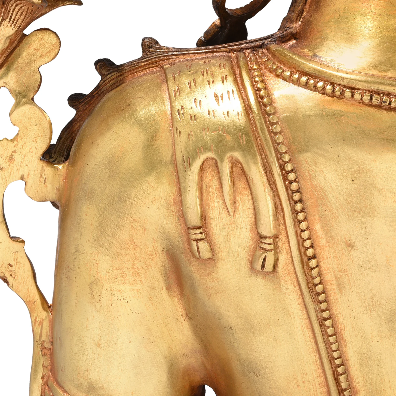 Gilt Brass Statue Of Indra - Image 10