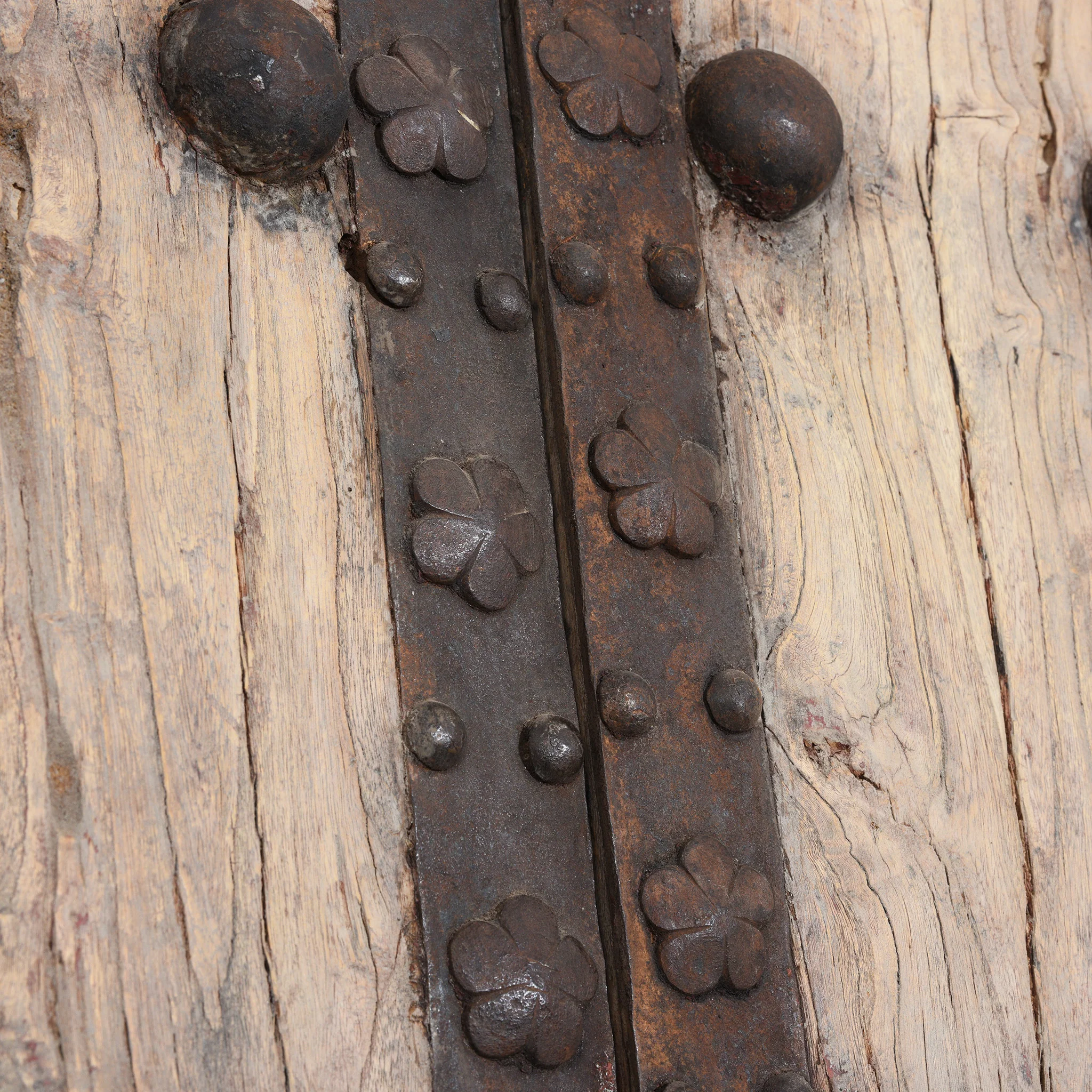 Iron Bound Elm Doors From Shanxi Province - 19thC - Image 7