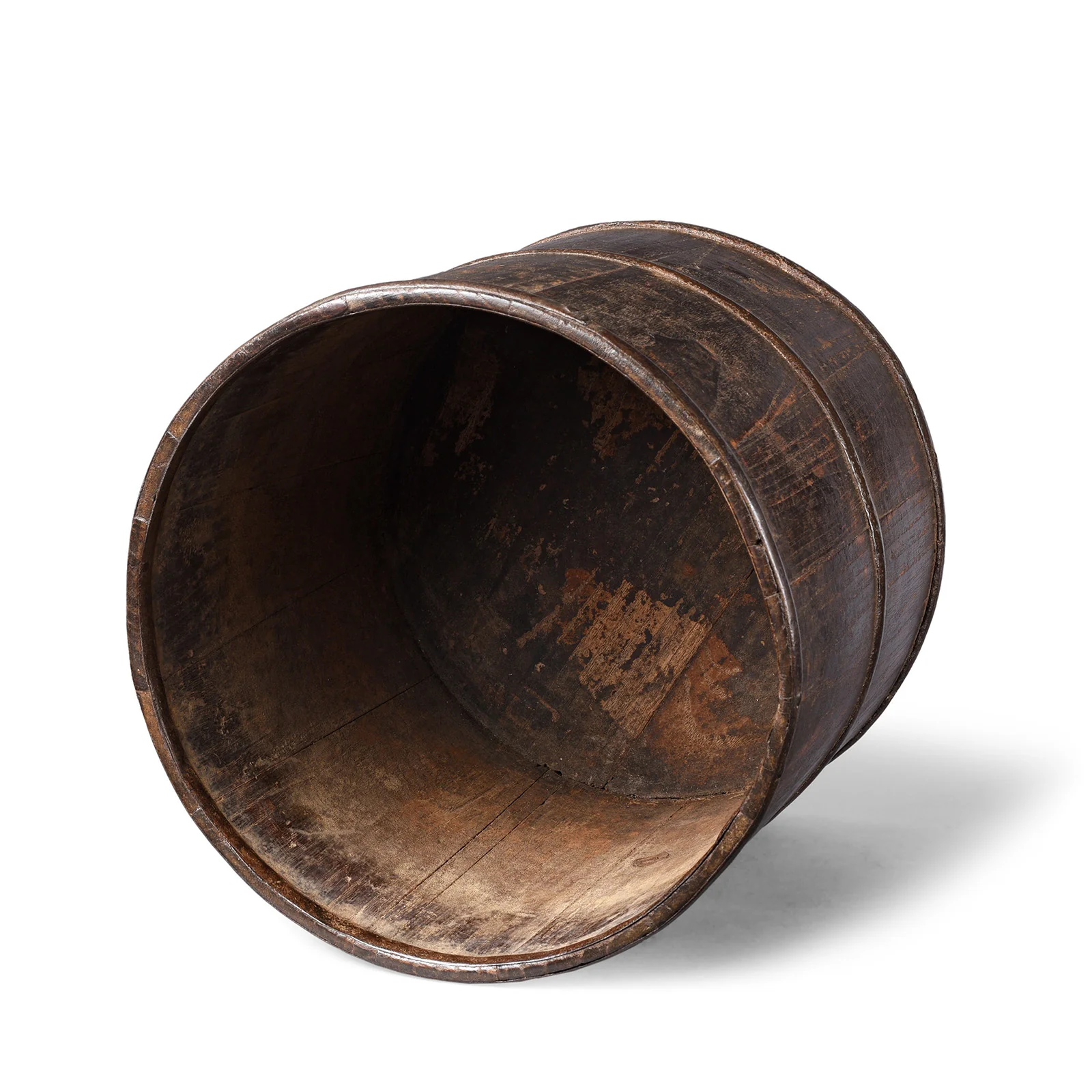 Iron Bound Elm Dou Rice Measure - Ca 1910 - Image 3