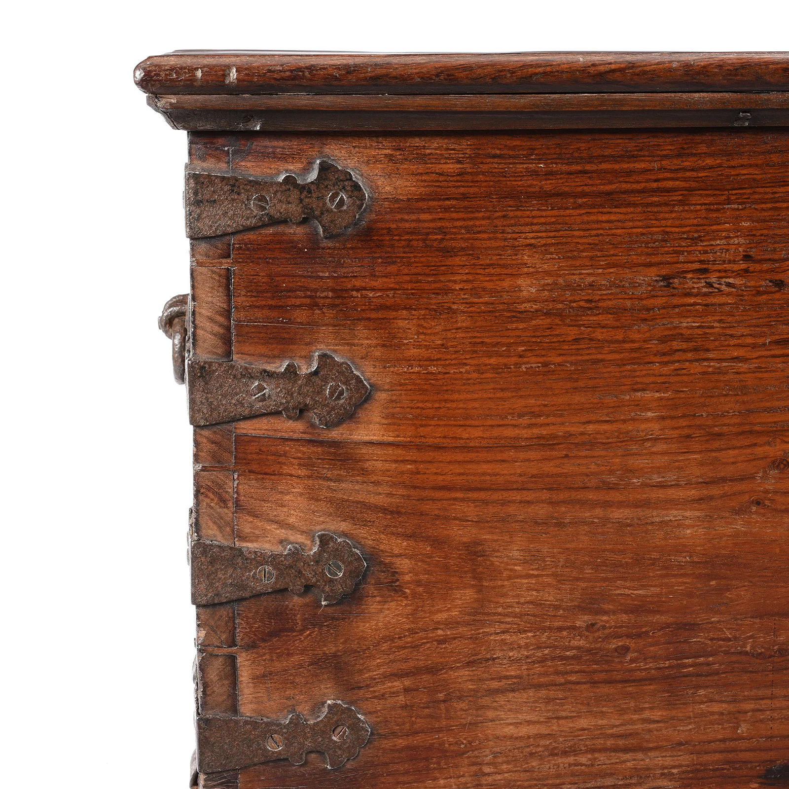 Iron Bound Indian Rosewood Chest From Kutch - 19thC - Image 2