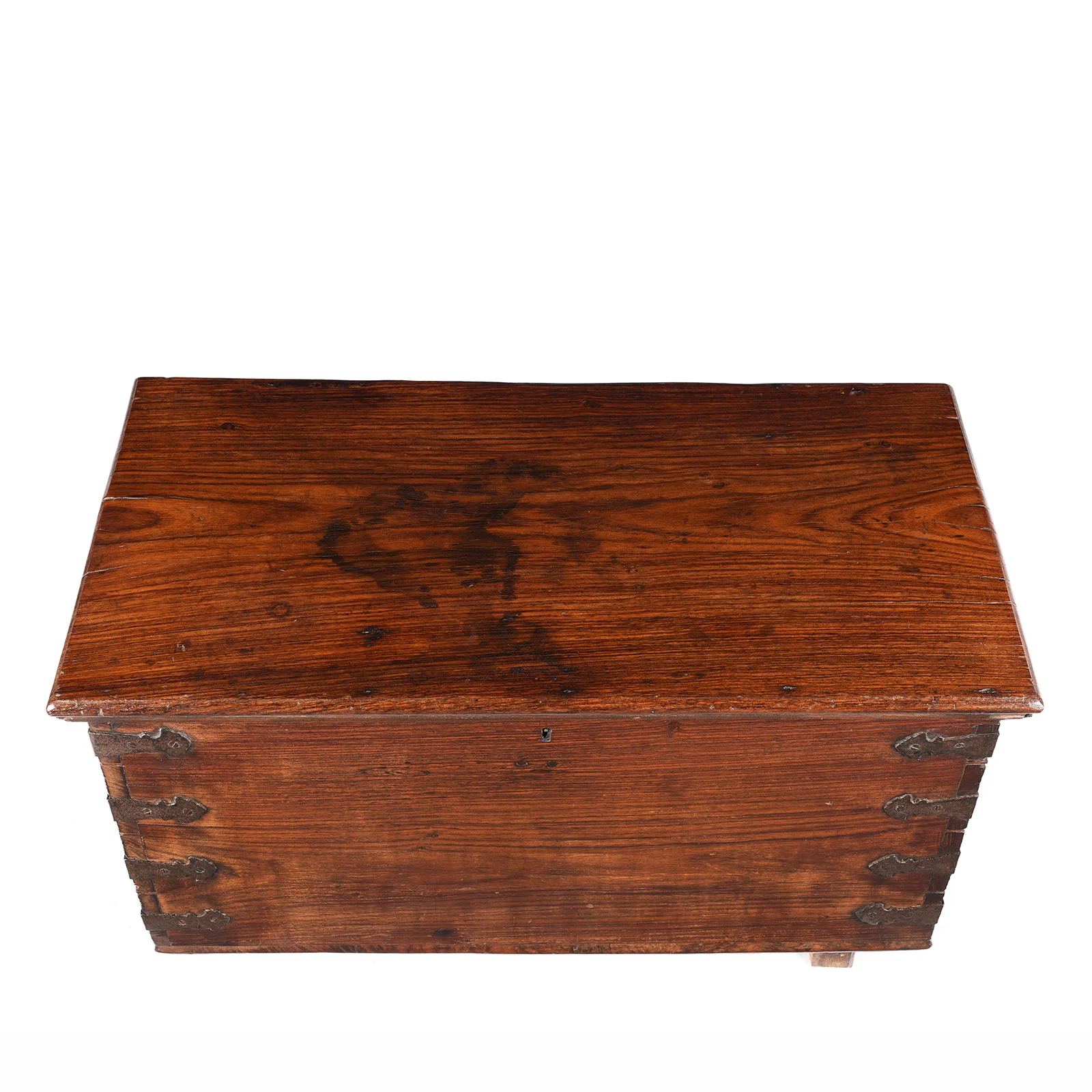 Iron Bound Indian Rosewood Chest From Kutch - 19thC - Image 3