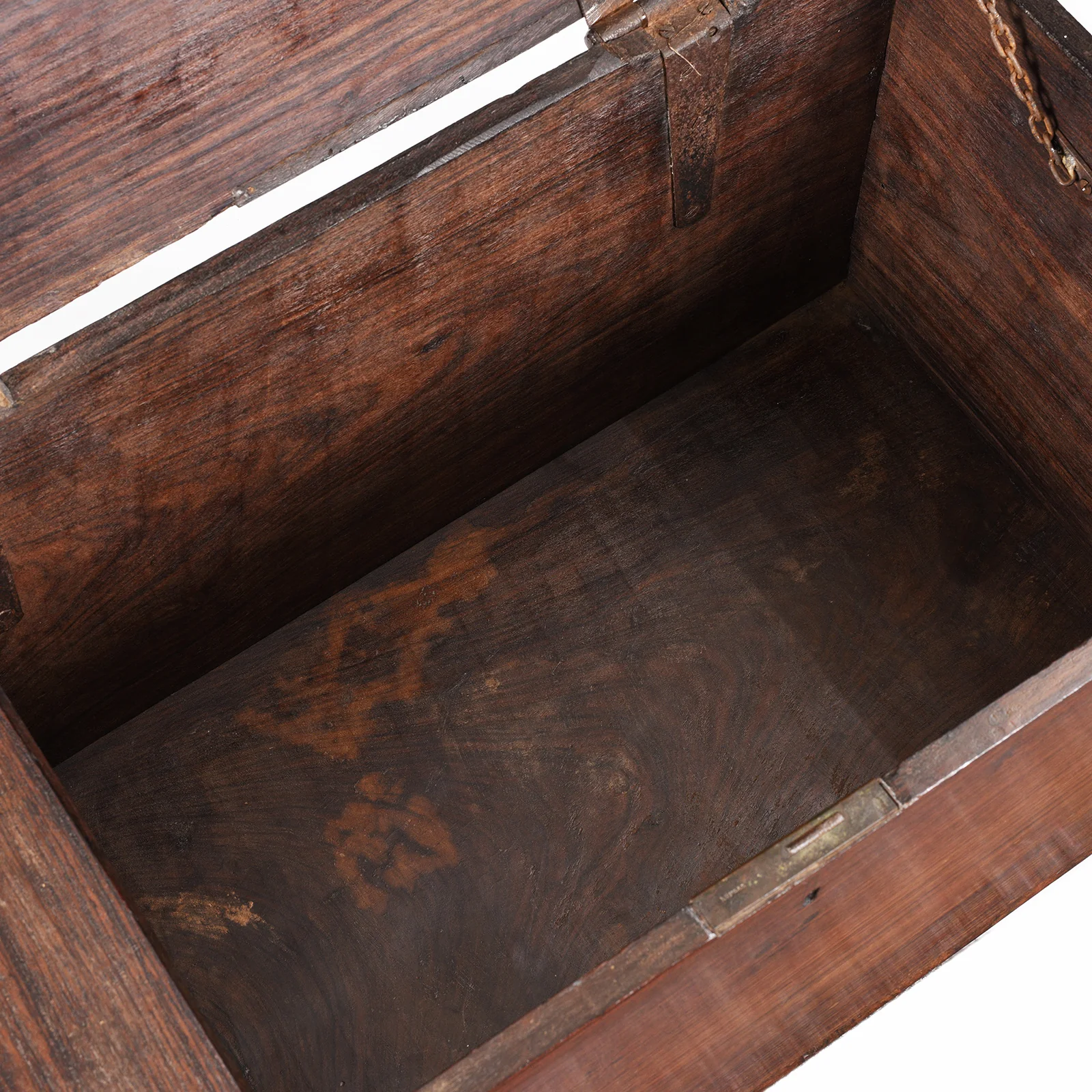 Iron Bound Indian Rosewood Chest From Kutch - 19thC - Image 5