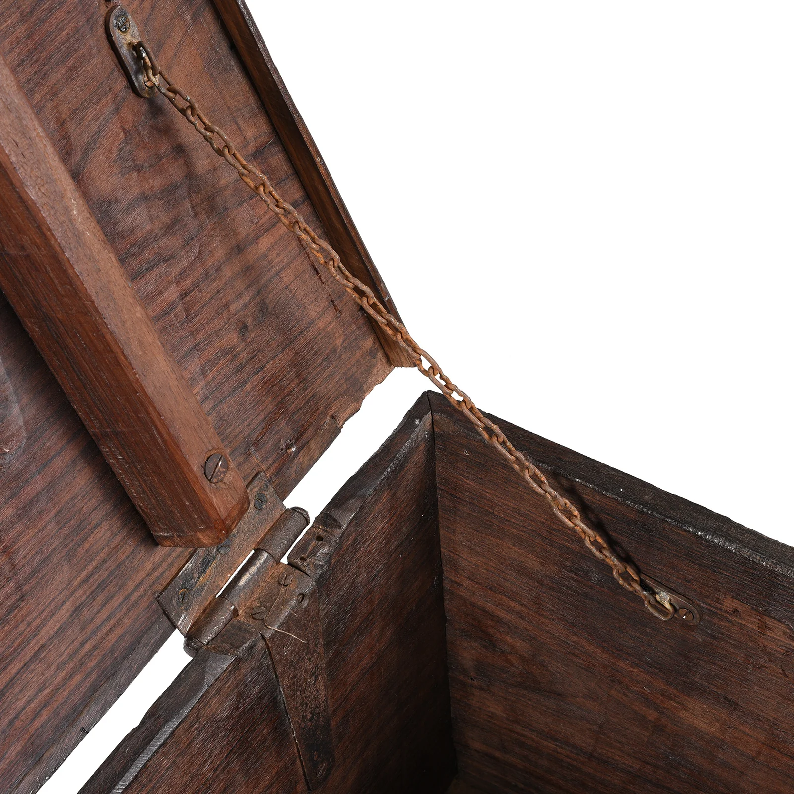 Iron Bound Indian Rosewood Chest From Kutch - 19thC - Image 7