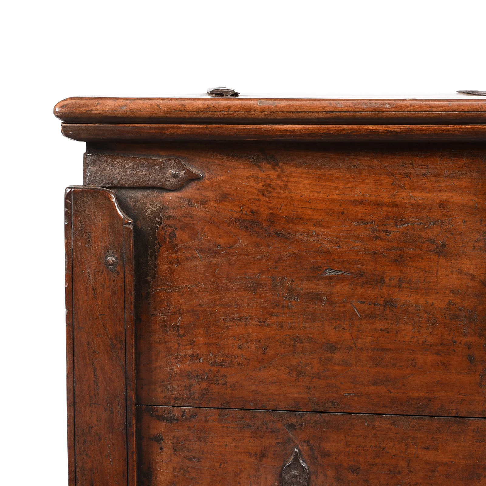Iron Bound Indian Teak Chest From Goa - 19thC - Image 2