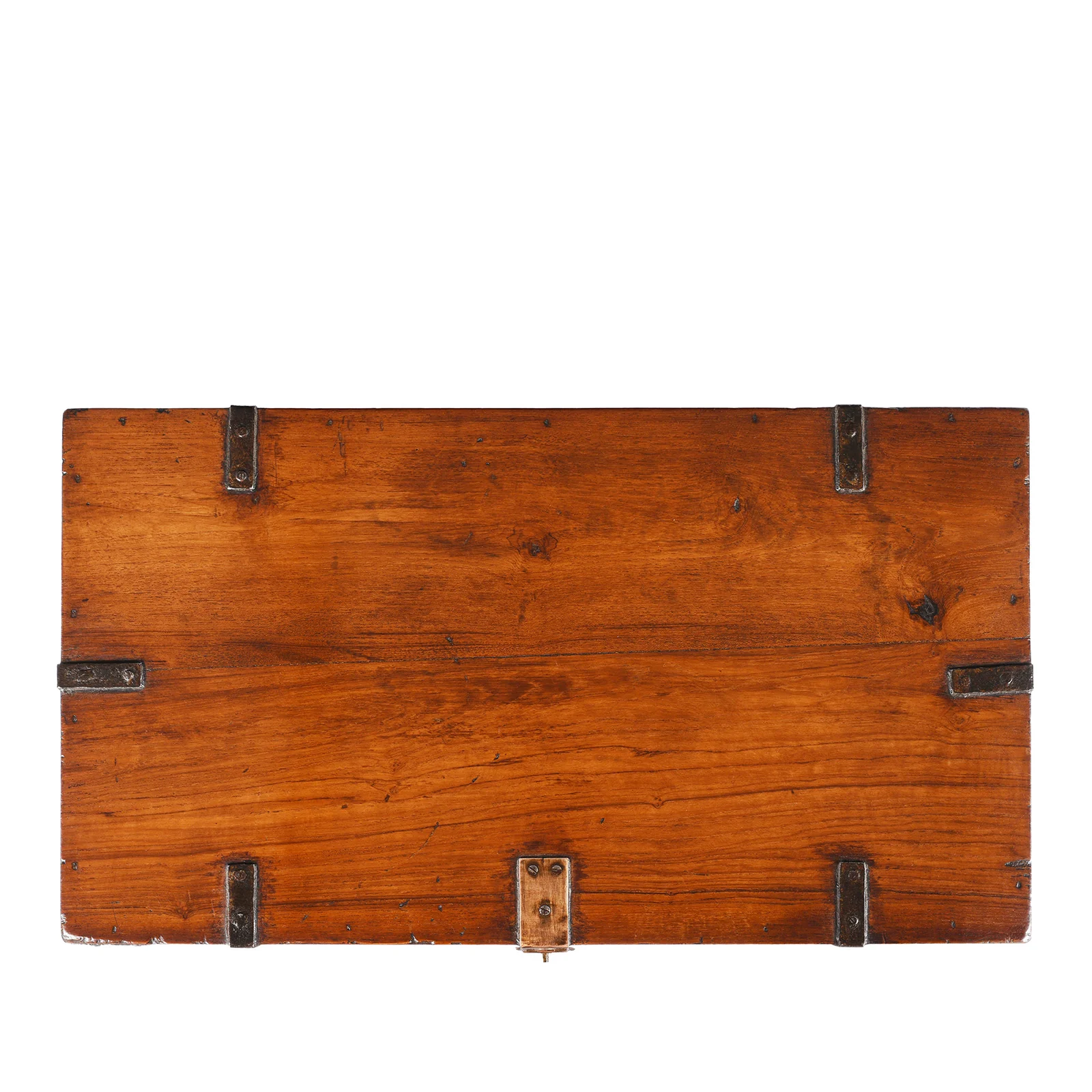 Iron Bound Indian Military Chest -19th Century - Image 8