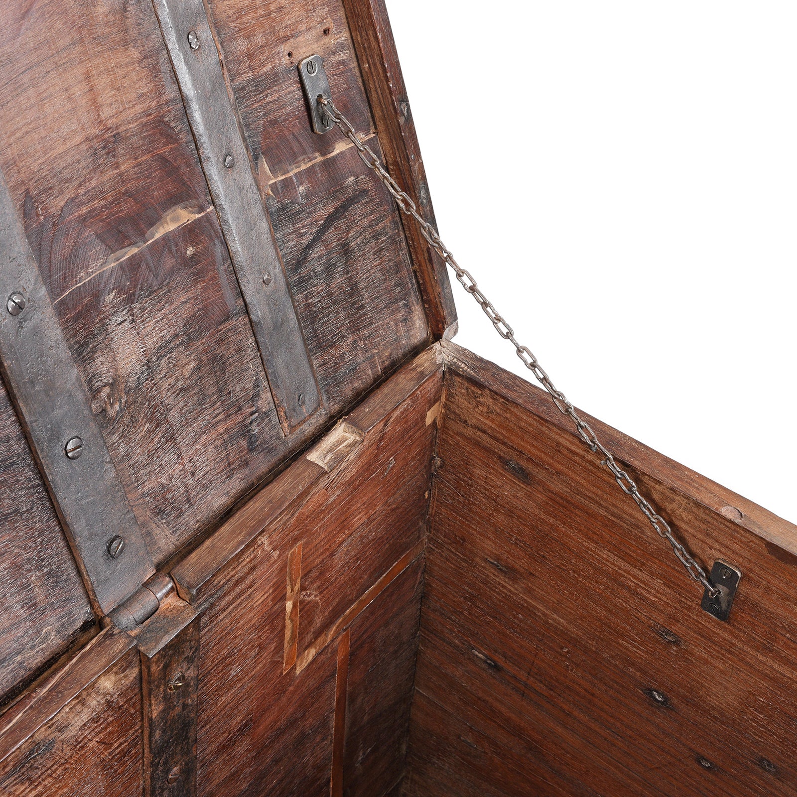 Iron Bound Rosewood Chest From Kutch - 18th Century - Image 5
