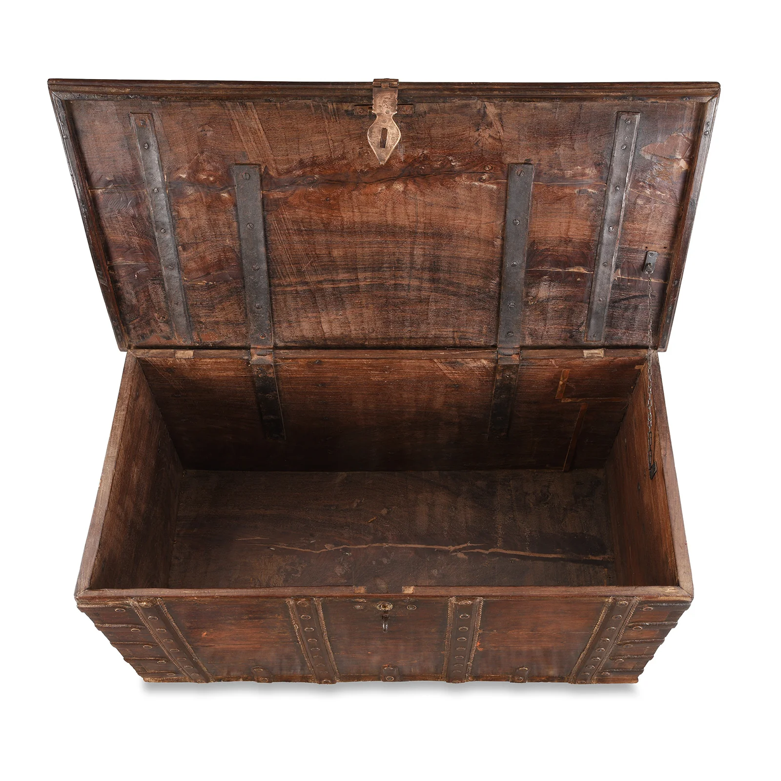 Iron Bound Rosewood Chest From Kutch - 18th Century - Image 6