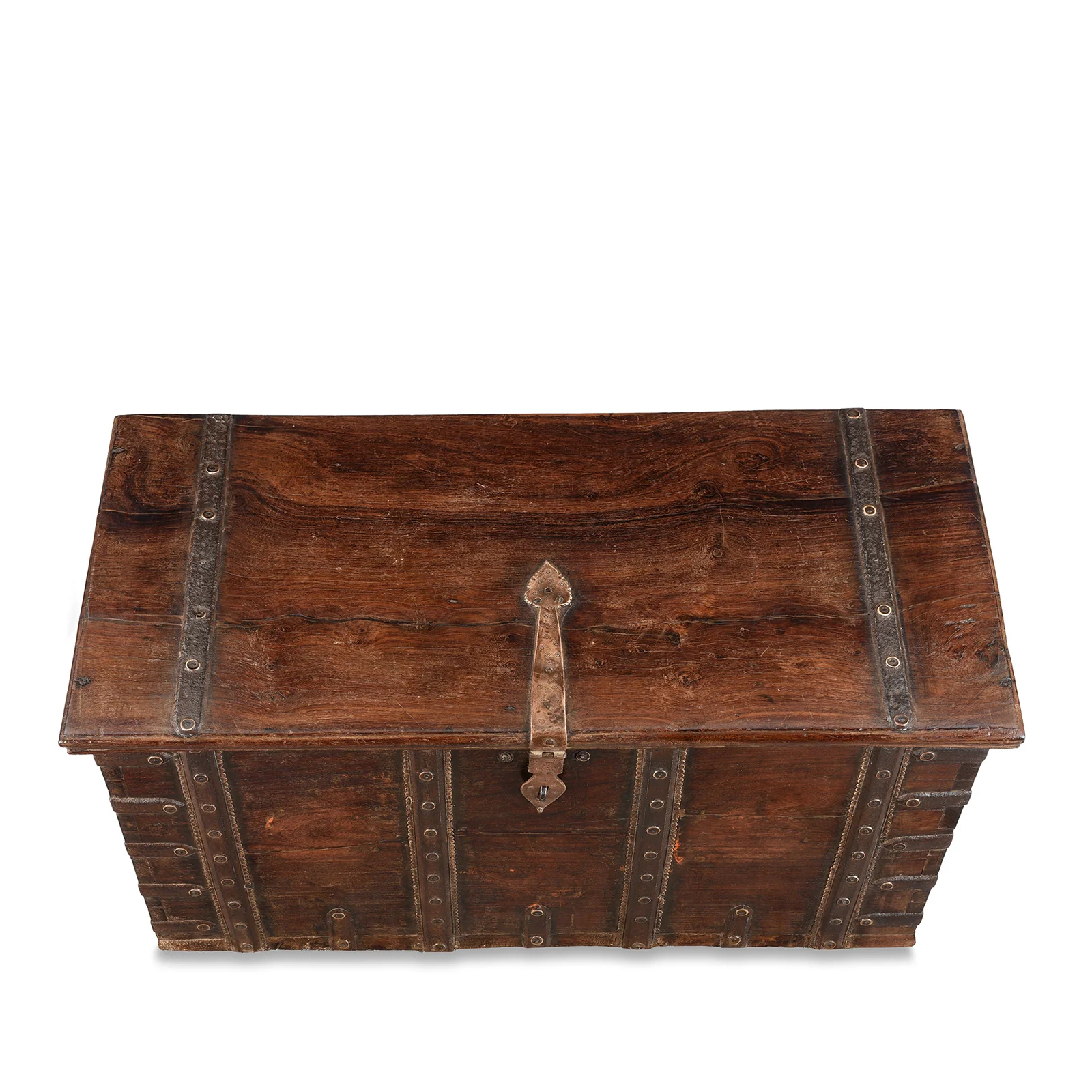 Iron Bound Rosewood Chest From Kutch - 18th Century - Image 7